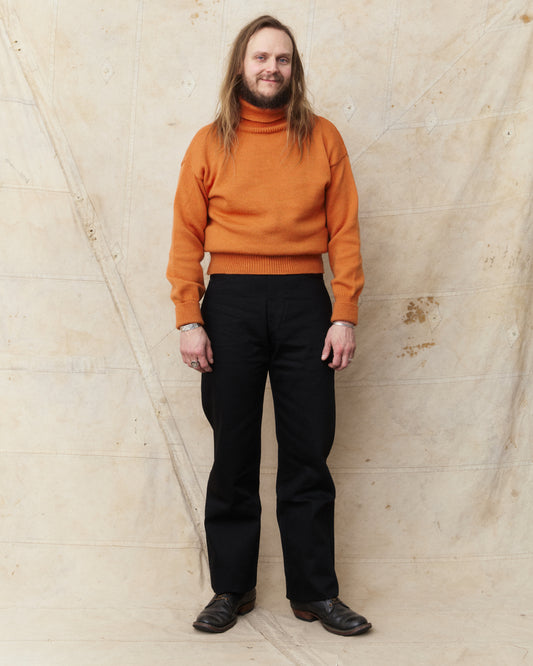 Momotaro MMJB0400 #400 Standard Wide 14.7oz Jeans Black