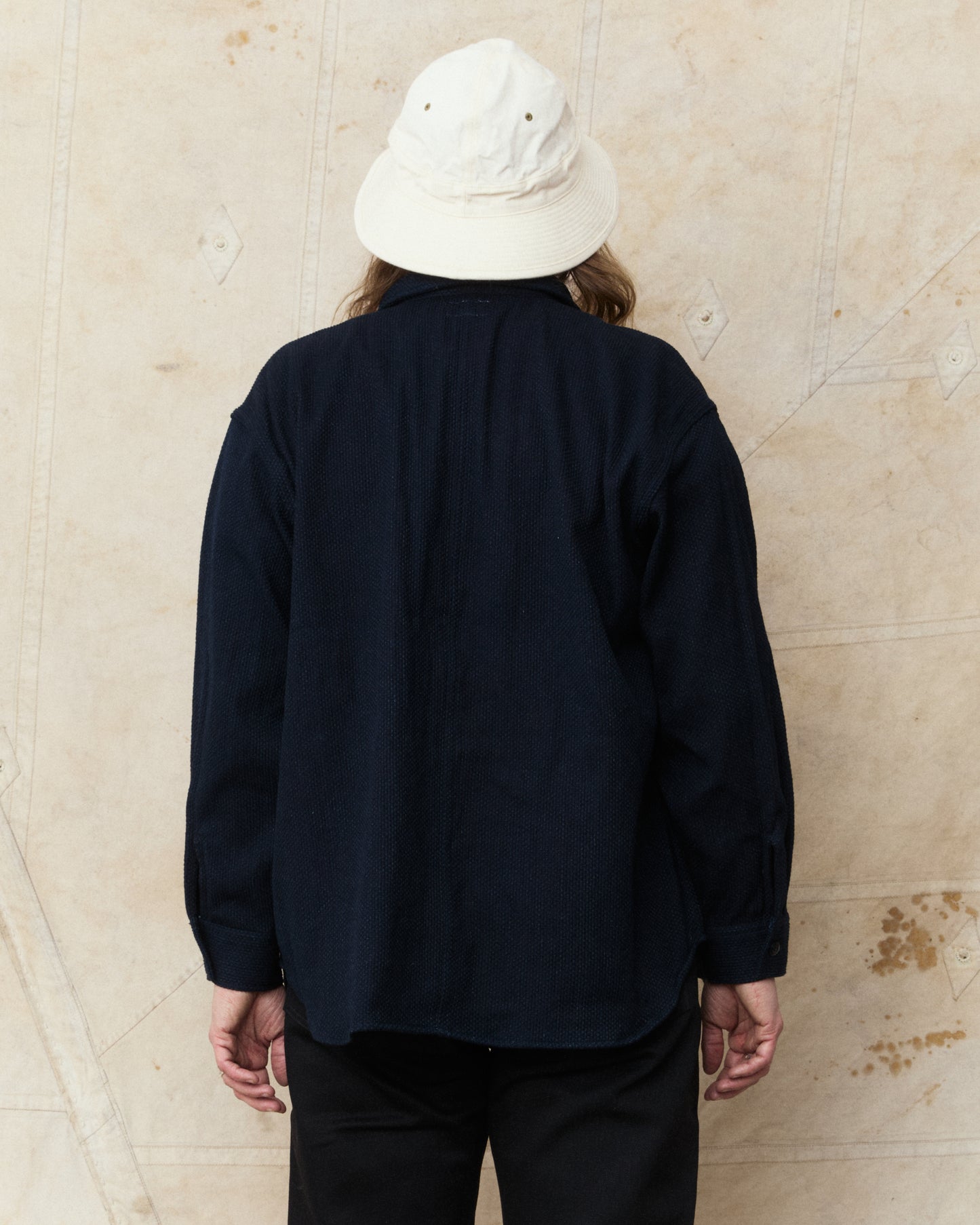 Japan Blue JBOT1317 Sashiko Big Shirts Jacket