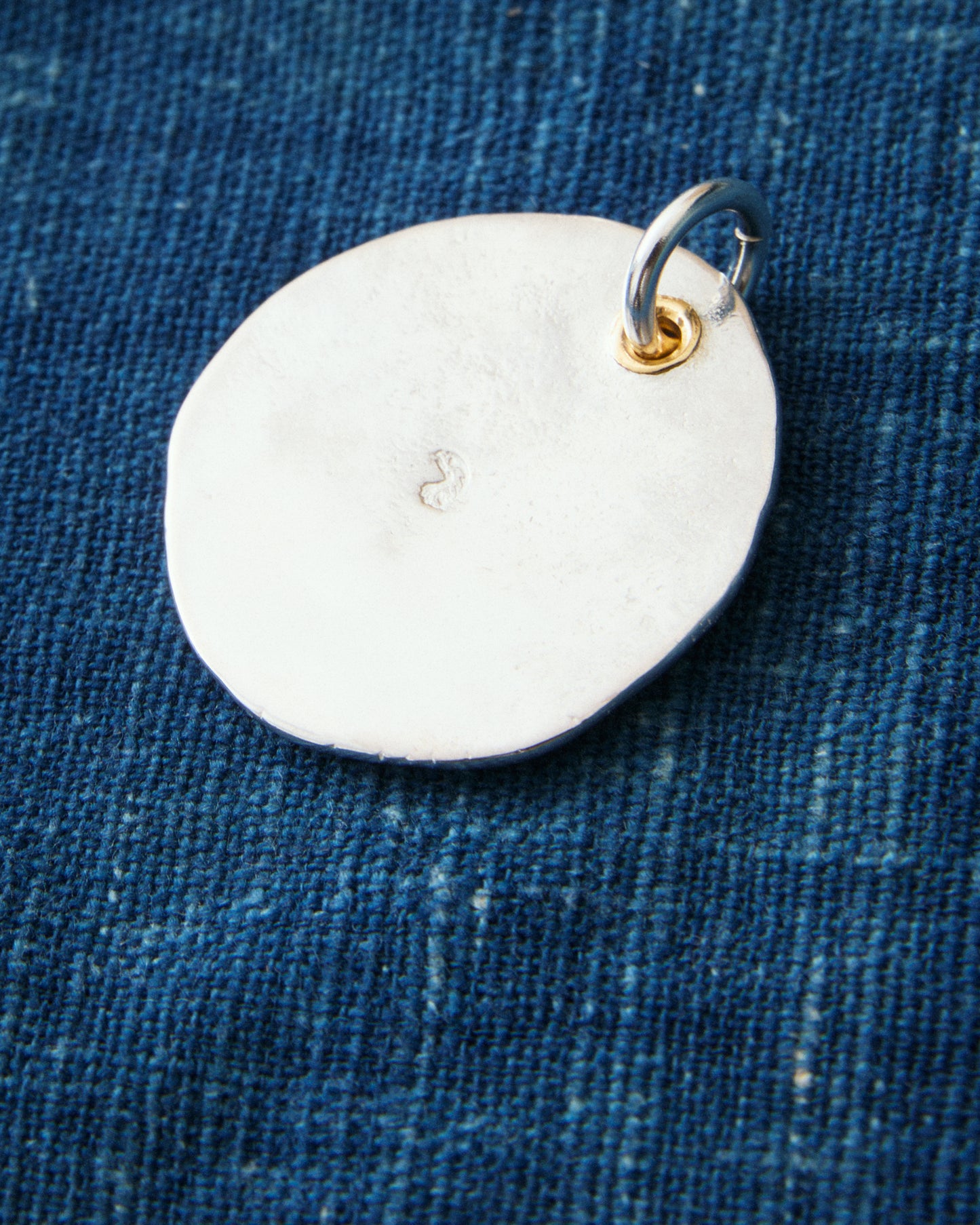 Larry Smith Karakusa Rose Pendant 18K 22K Gold NL-0181