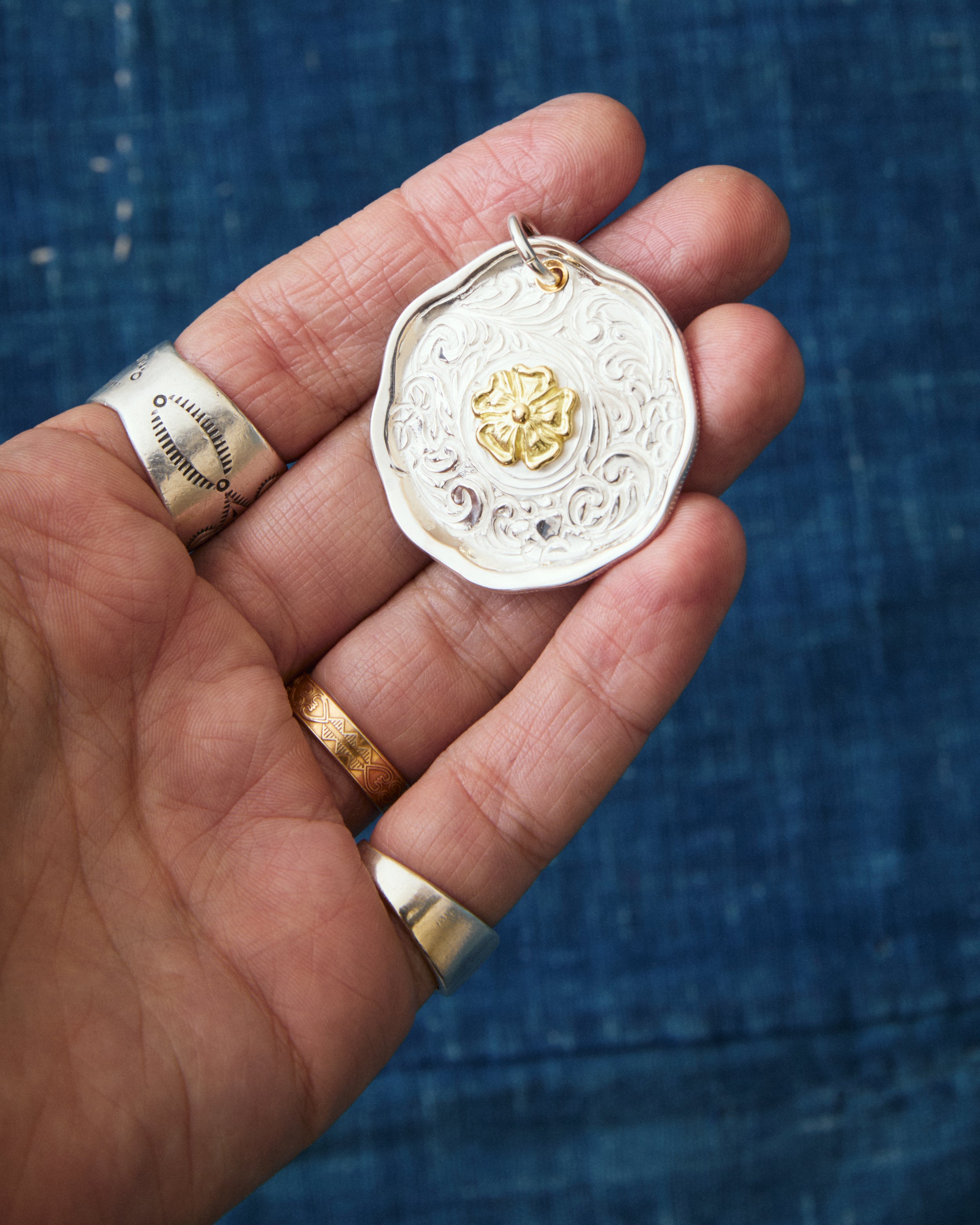 アクセサリー LARRY SMITH BAMBOO CIRCULAR PENDANT アクセサリー LARRY SMITH BAMBOO CIRCULAR PENDANT アクセサリー