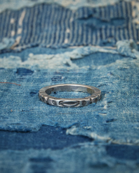 Larry Smith Square Stamp Ring RG-0058