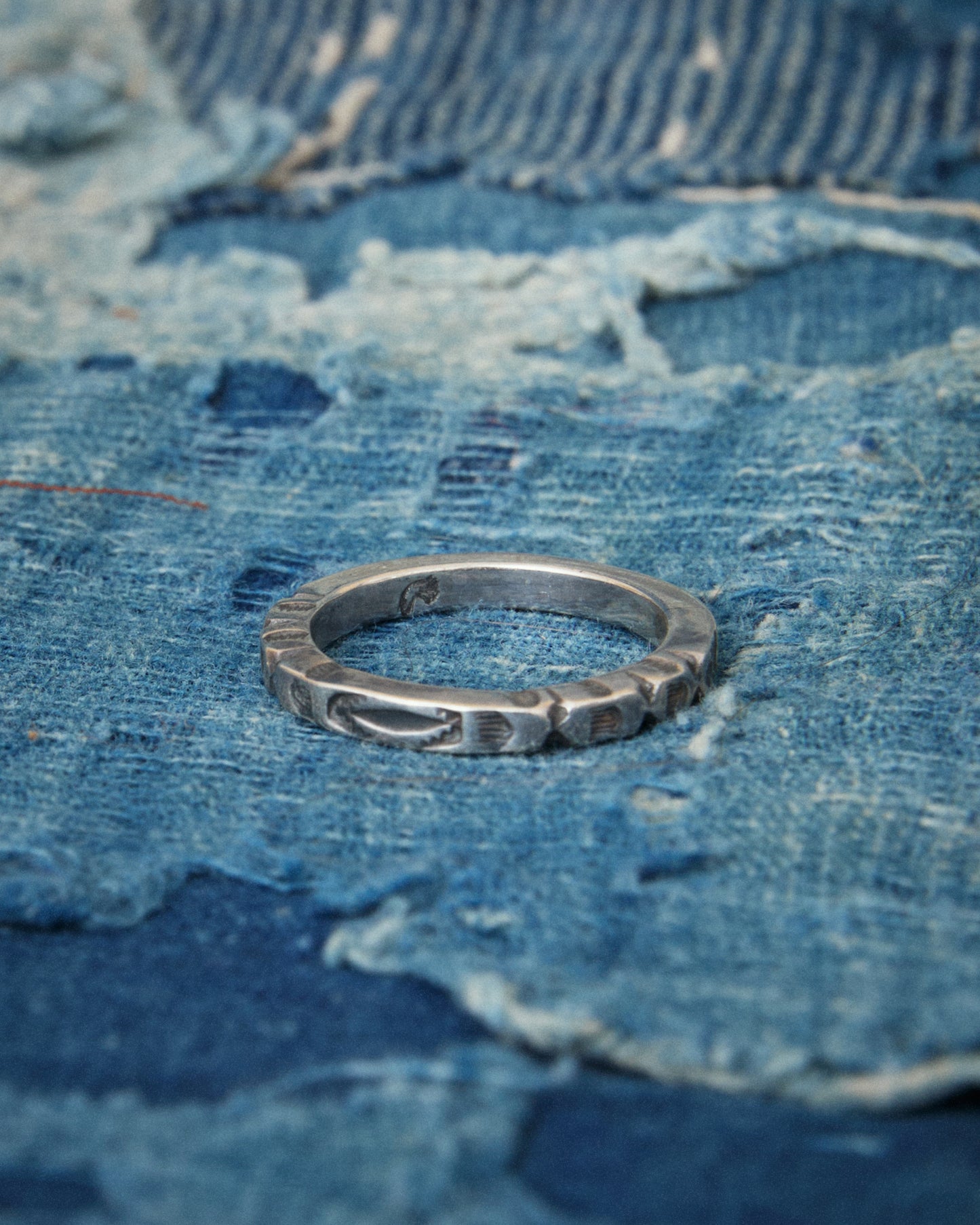 Larry Smith Square Stamp Ring RG-0058