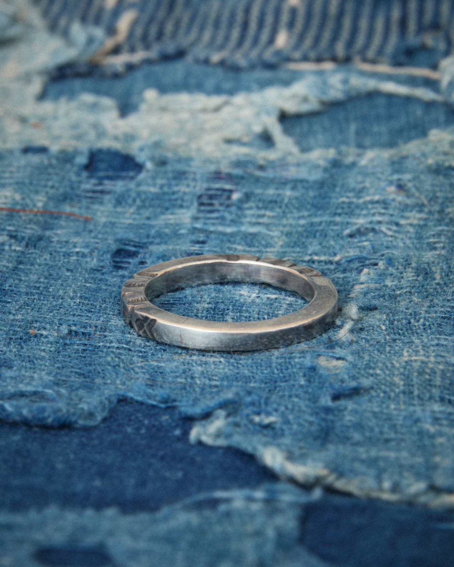 Larry Smith Square Stamp Ring RG-0058