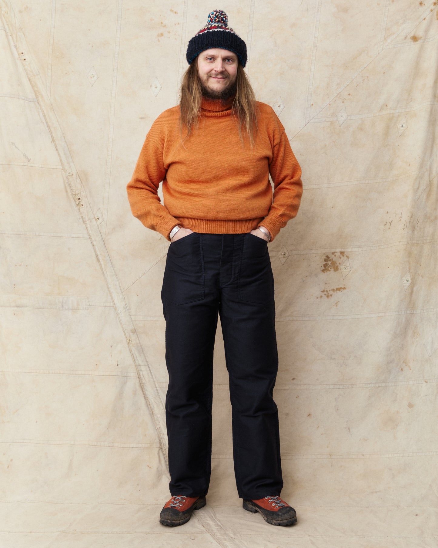 Buzz Rickson's Aviation Associates US Army Working Trousers Jungle Cloth Navy BR42597