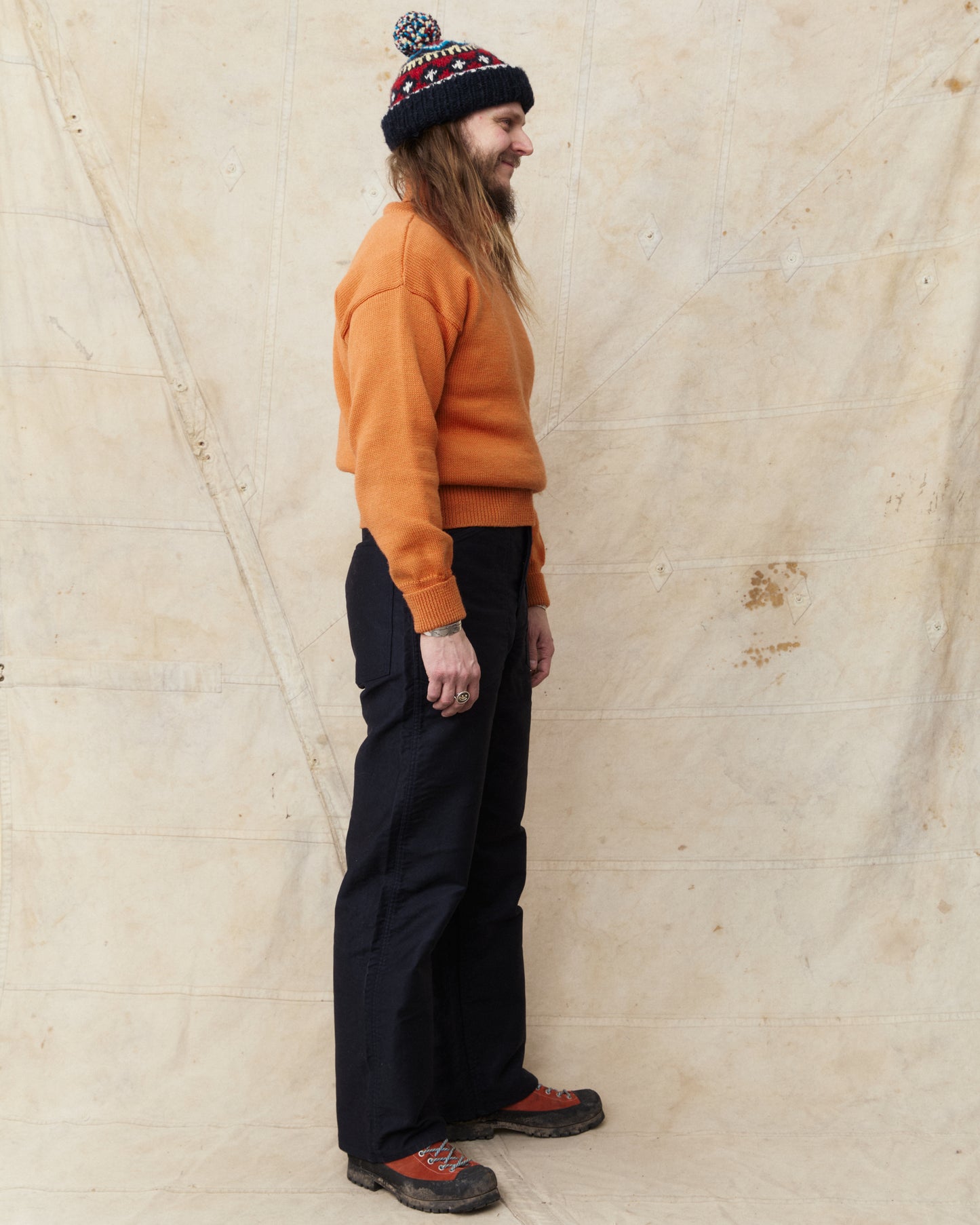 Buzz Rickson's Aviation Associates US Army Working Trousers Jungle Cloth Navy BR42597