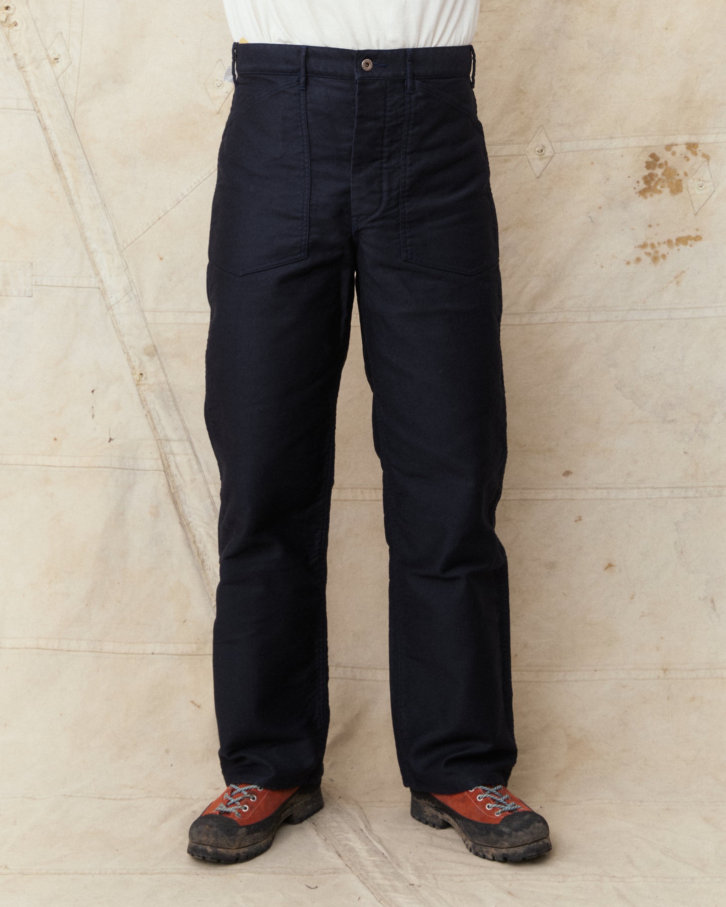 Buzz Rickson's Aviation Associates US Army Working Trousers Jungle Cloth Navy BR42597