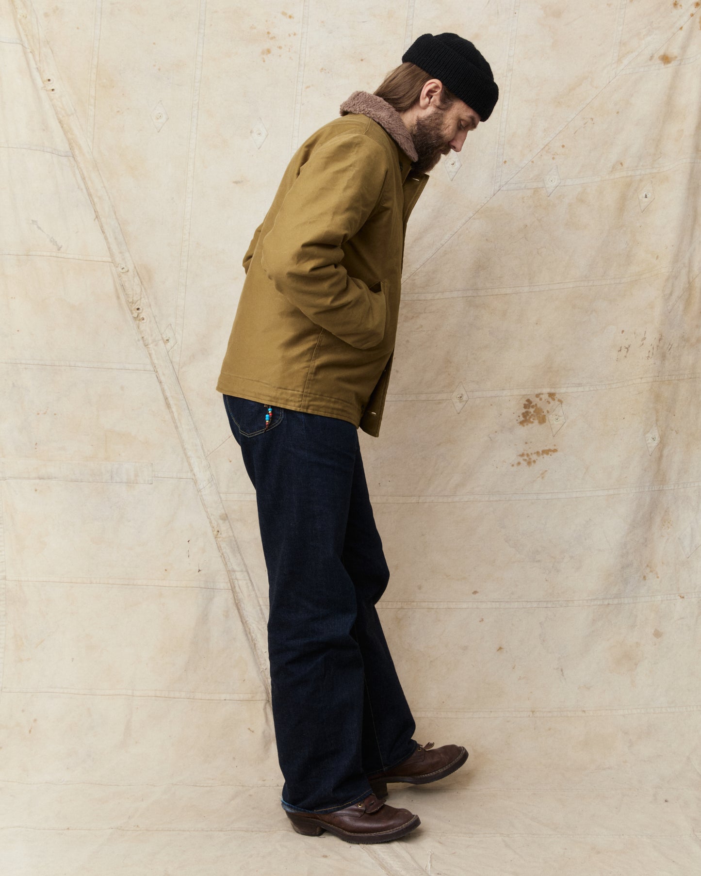 Buzz Rickson's BR15345 Type N-1 Deck Khaki Demotex