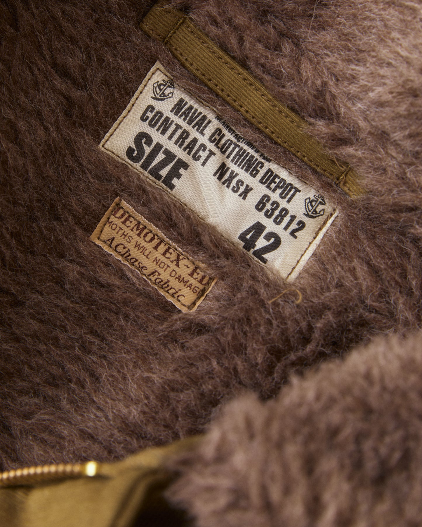 Buzz Rickson's BR15345 Type N-1 Deck Khaki Demotex