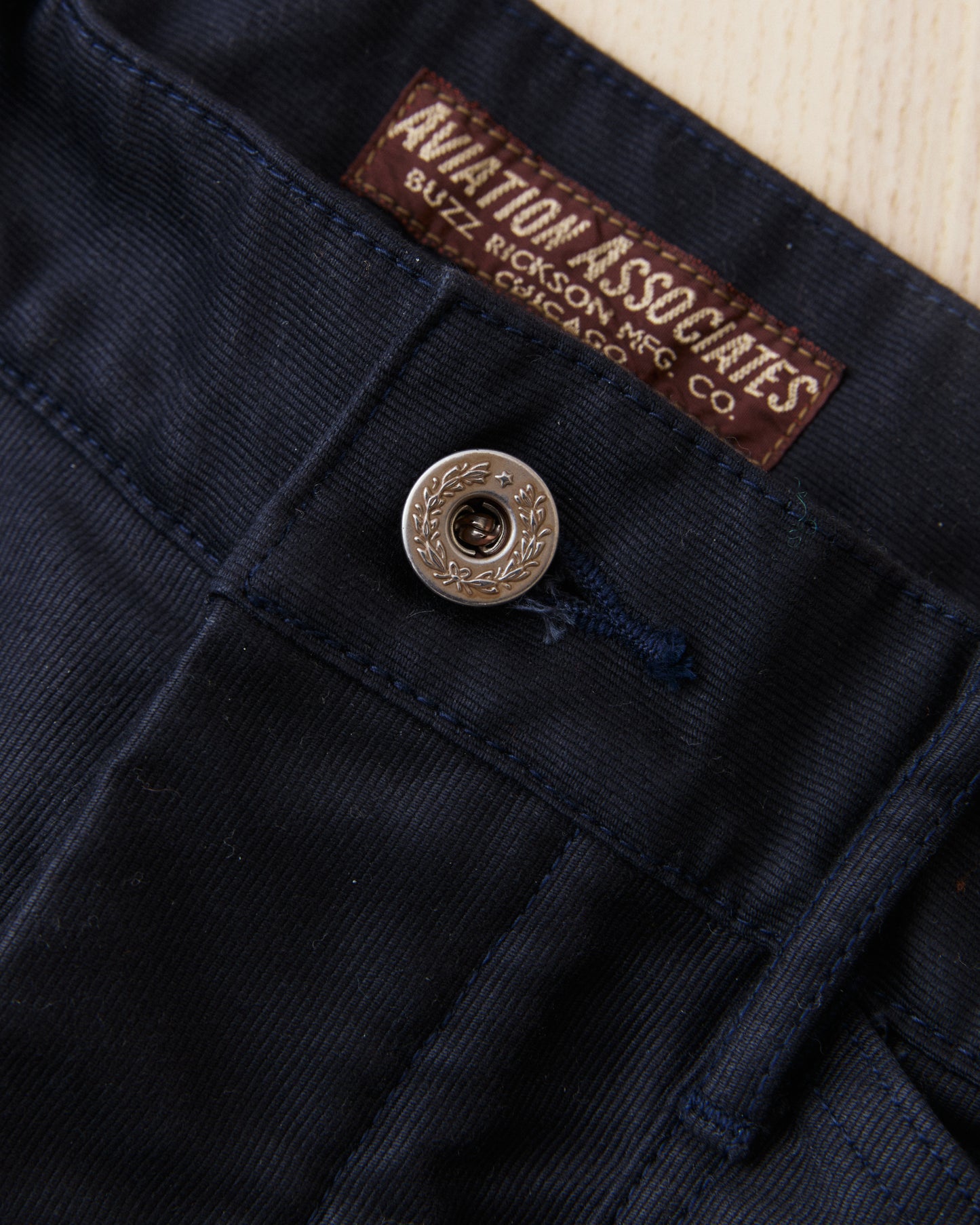 Buzz Rickson's Aviation Associates US Army Working Trousers Jungle Cloth Navy BR42597