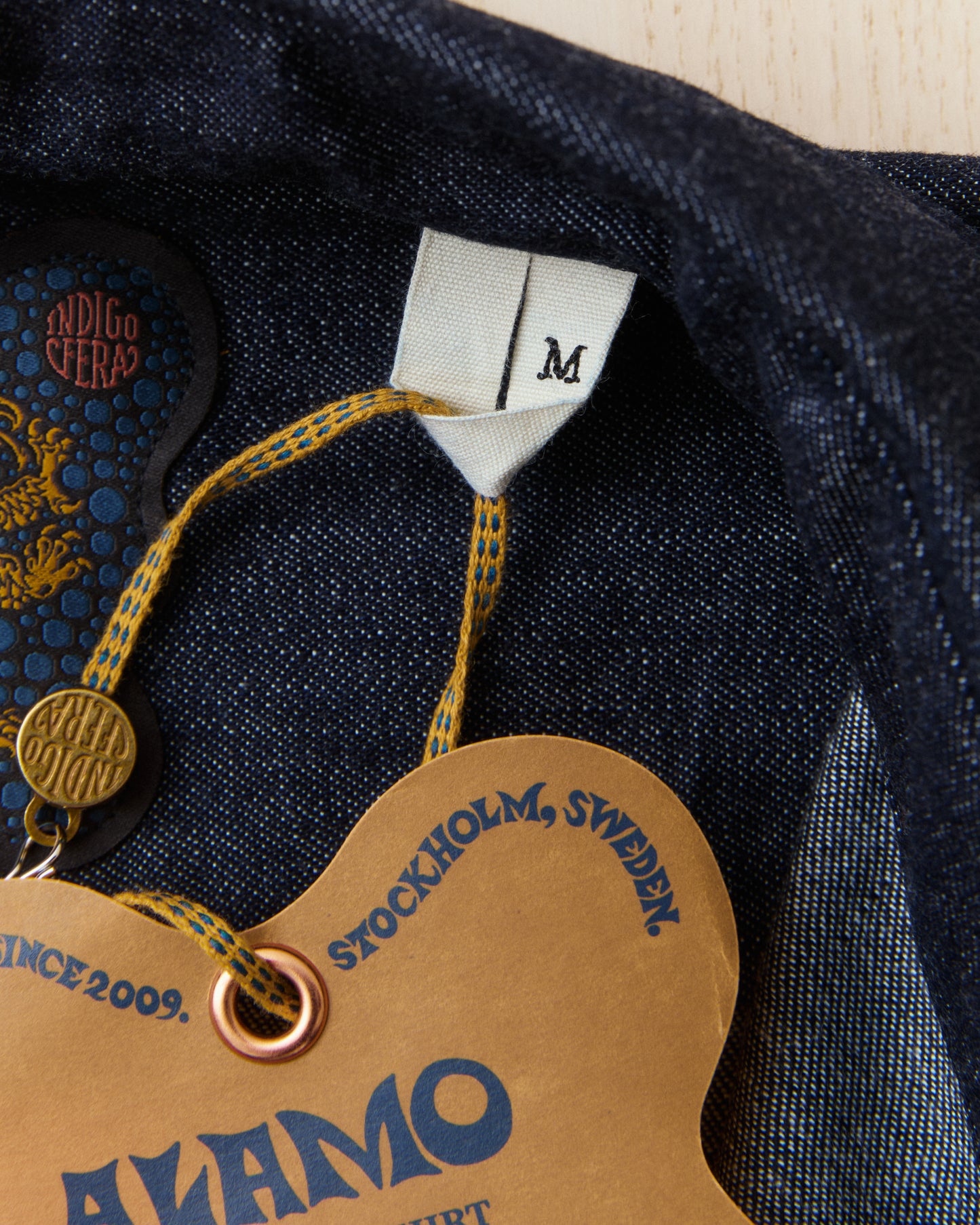 Indigofera Alamo Shirt 8oz Denim Indigo