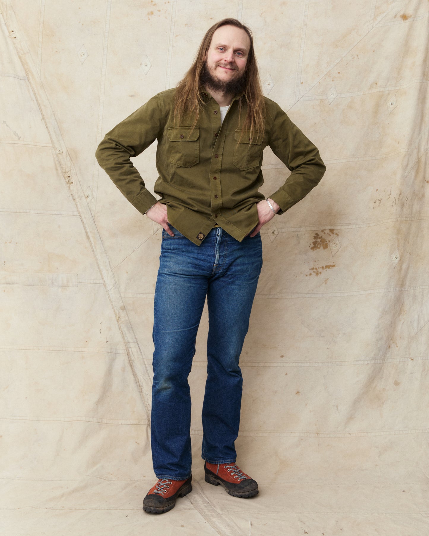 Indigofera Alamo Shirt Olive