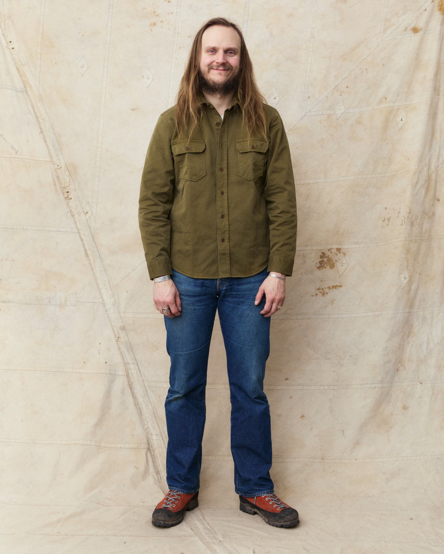 Indigofera Alamo Shirt Olive