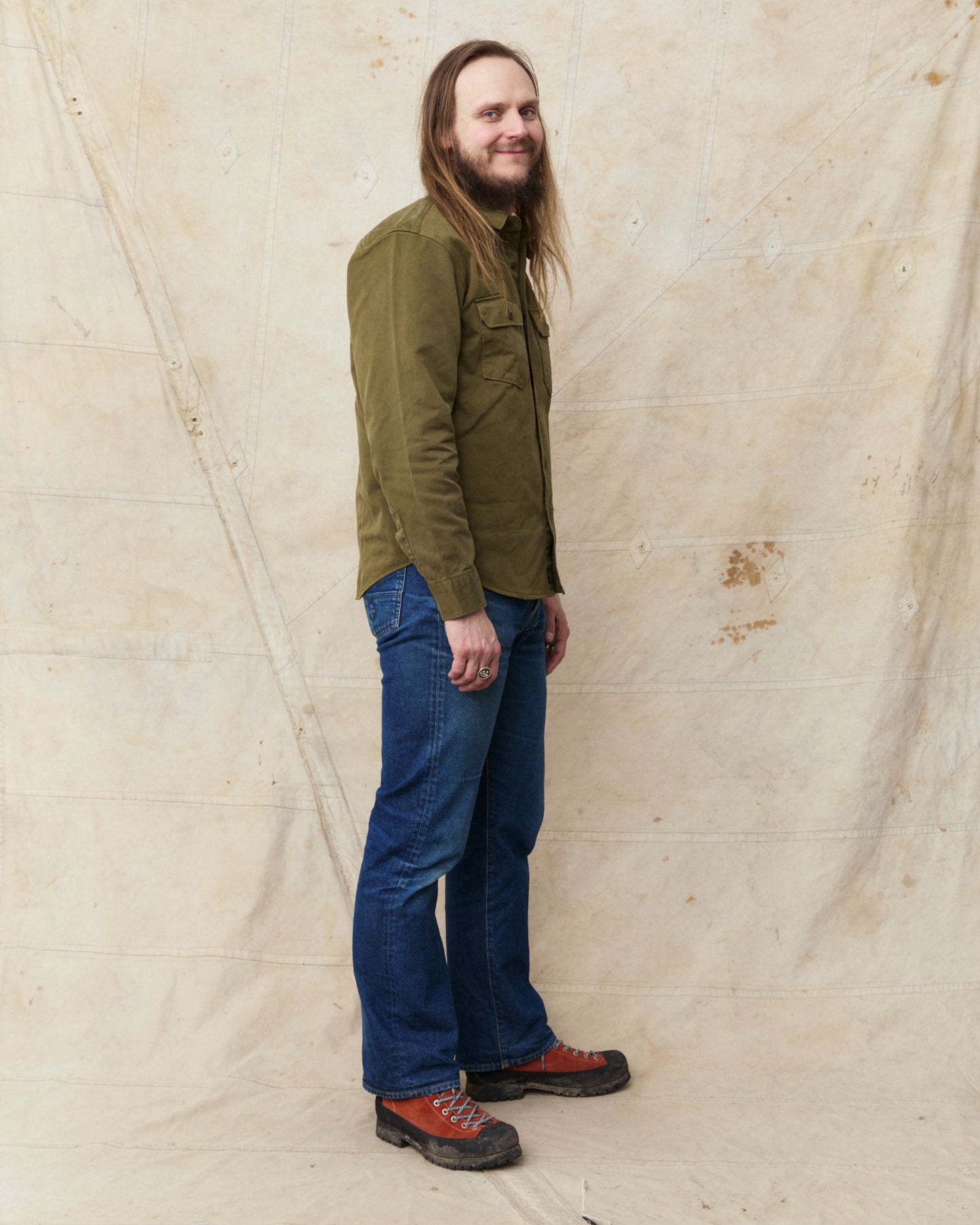Indigofera Alamo Shirt Olive