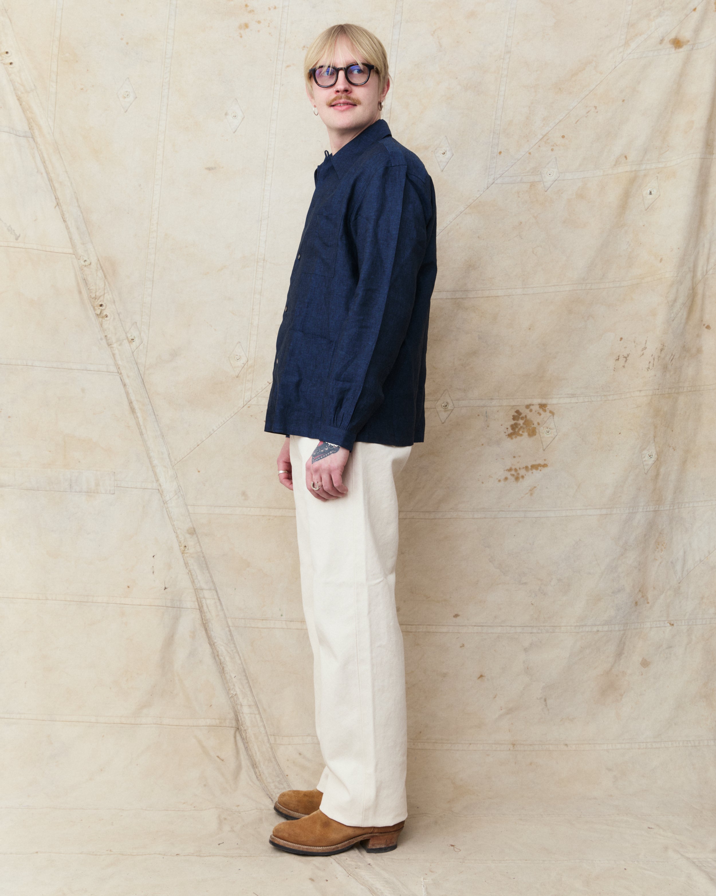 Bryceland's The Baseball Label Cabana Shirt Navy – Second Sunrise