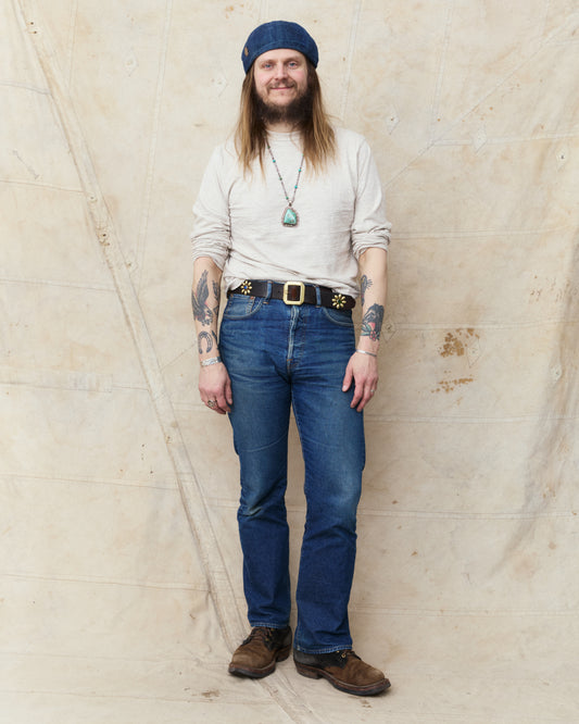 Warehouse & Co. Lot 5906 Long Sleeve Crew Neck T-shirt Oatmeal