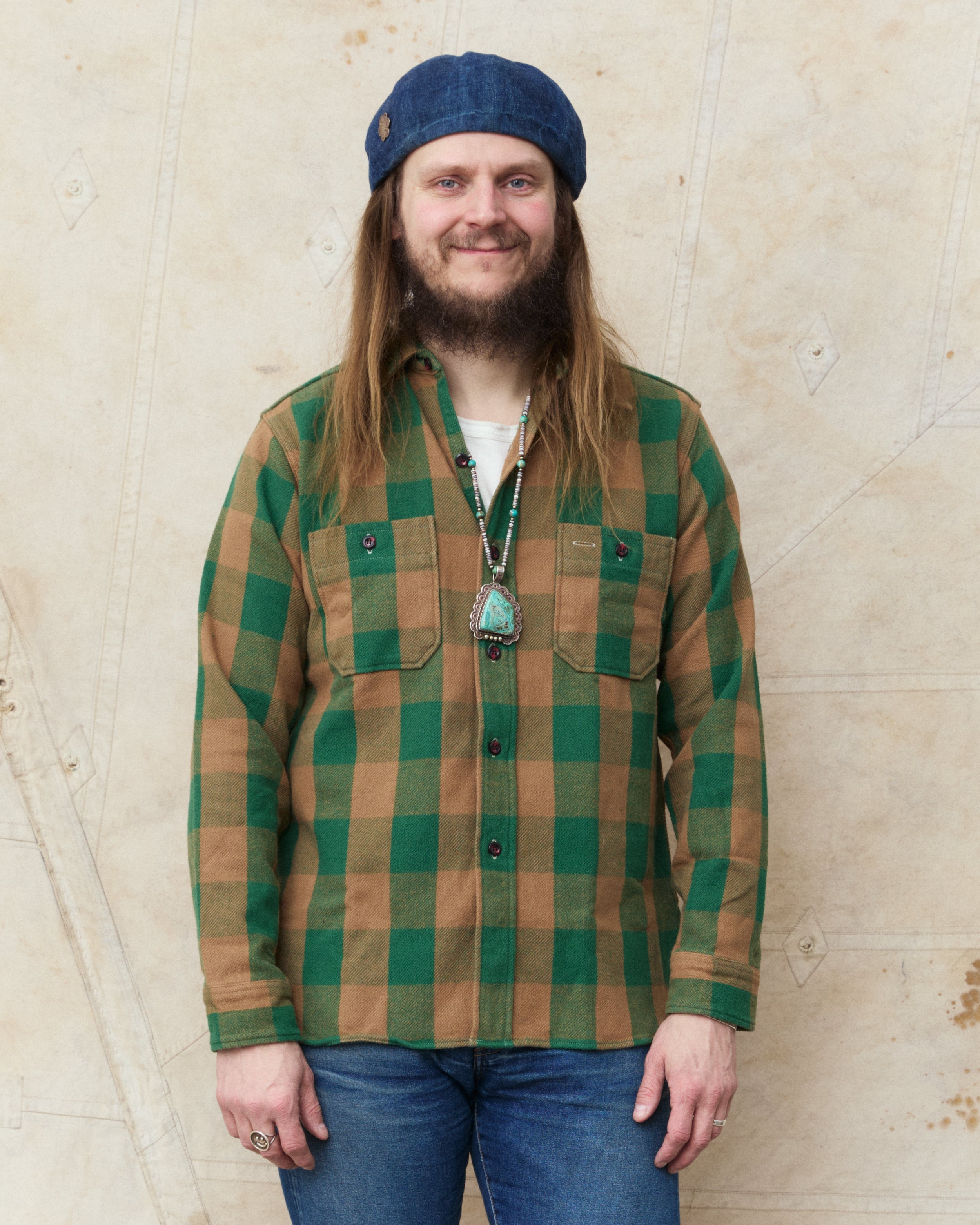 Warehouse & Co. Lot 3104 Flannel Shirt Green – Second Sunrise