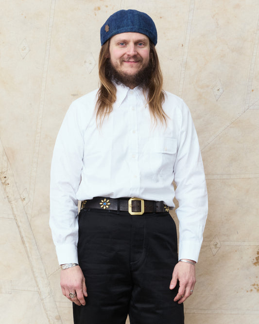 Bryceland's The Black HK Label Perfect OCBD Shirt White