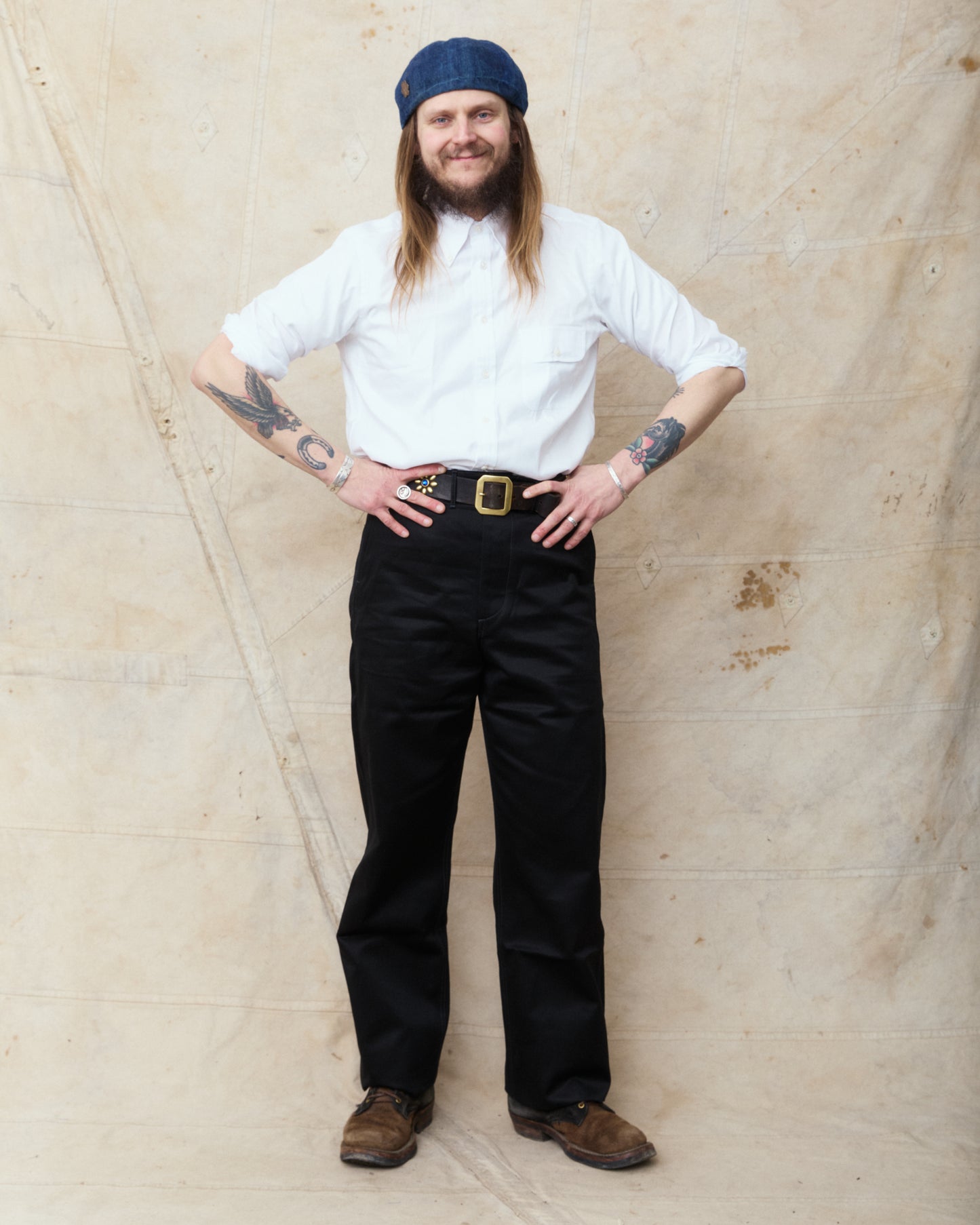 Bryceland's The Black HK Label Perfect OCBD Shirt White