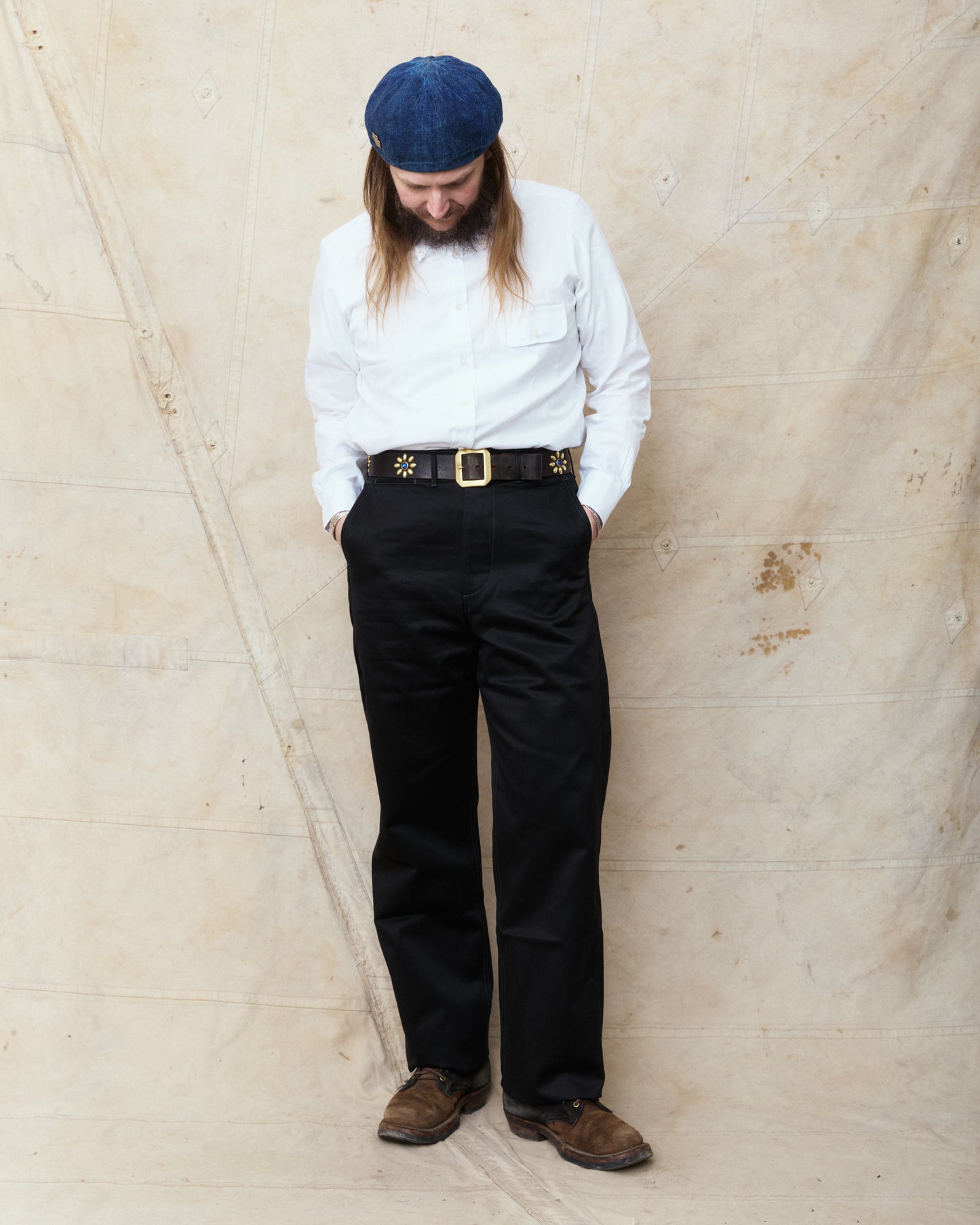 Bryceland's The Black HK Label Perfect OCBD Shirt White