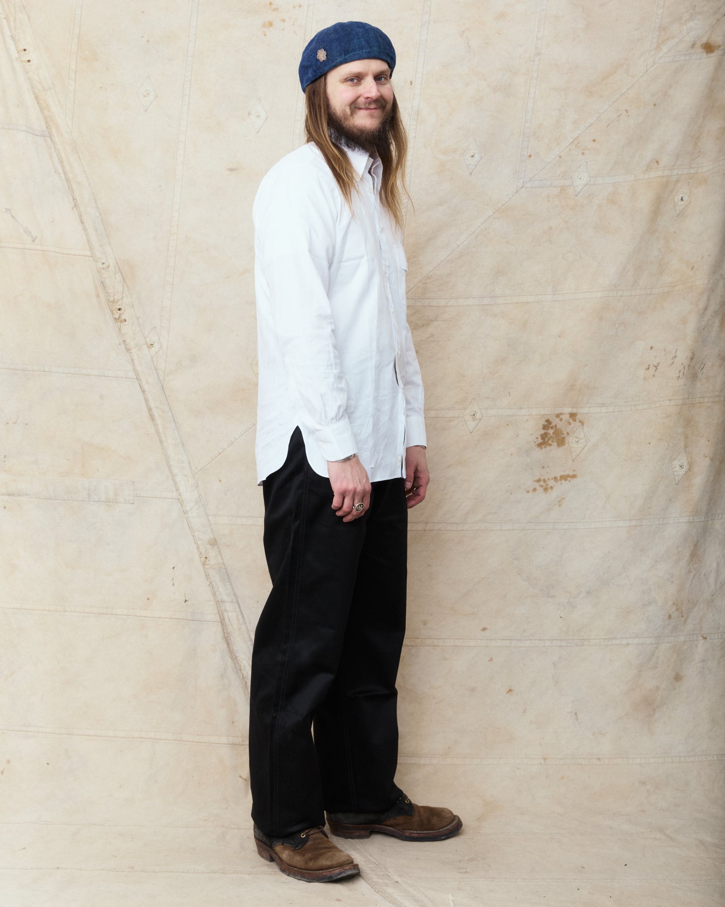 Bryceland's The Black HK Label Perfect OCBD Shirt White