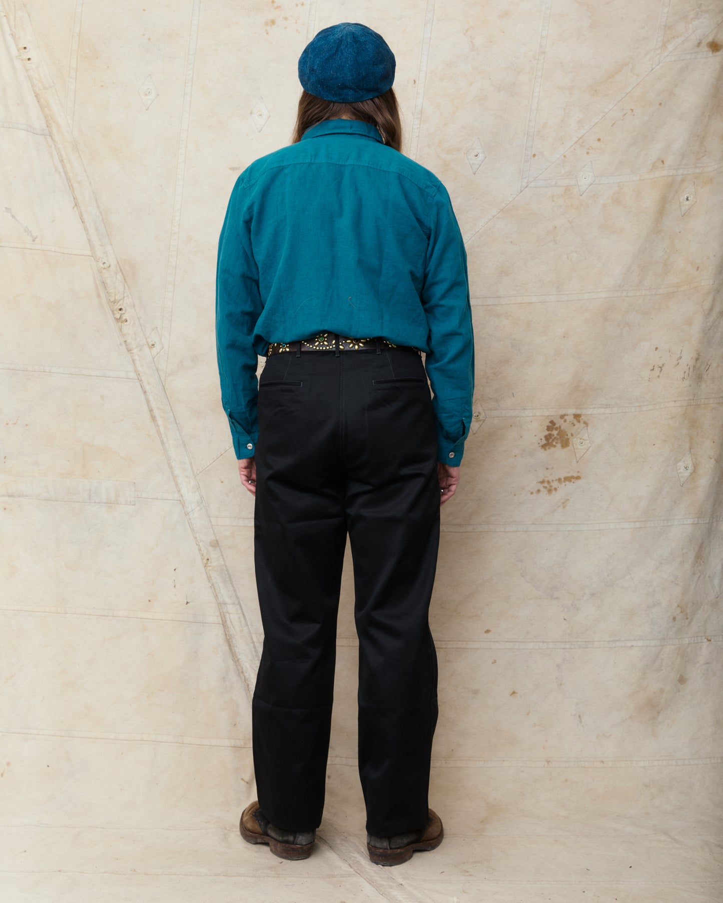 Indigofera McAllen Shirt Ocean Blue Canvas