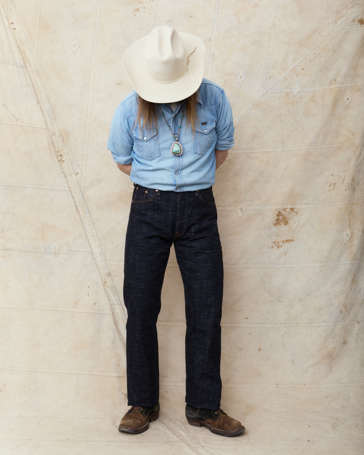 Studio D'artisan & Sa. SD-1002W GL3 Wide Straight Jeans One Wash