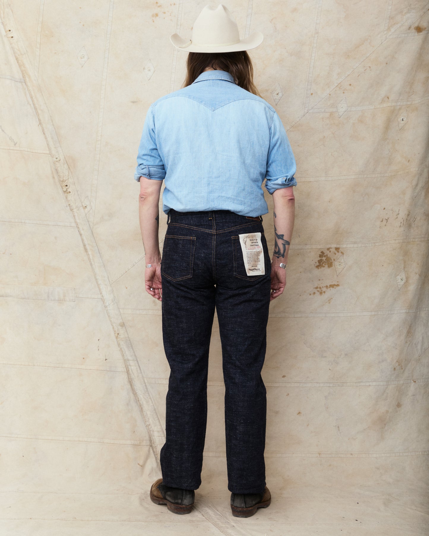 Studio D'artisan & Sa. SD-1002W GL3 Wide Straight Jeans One Wash