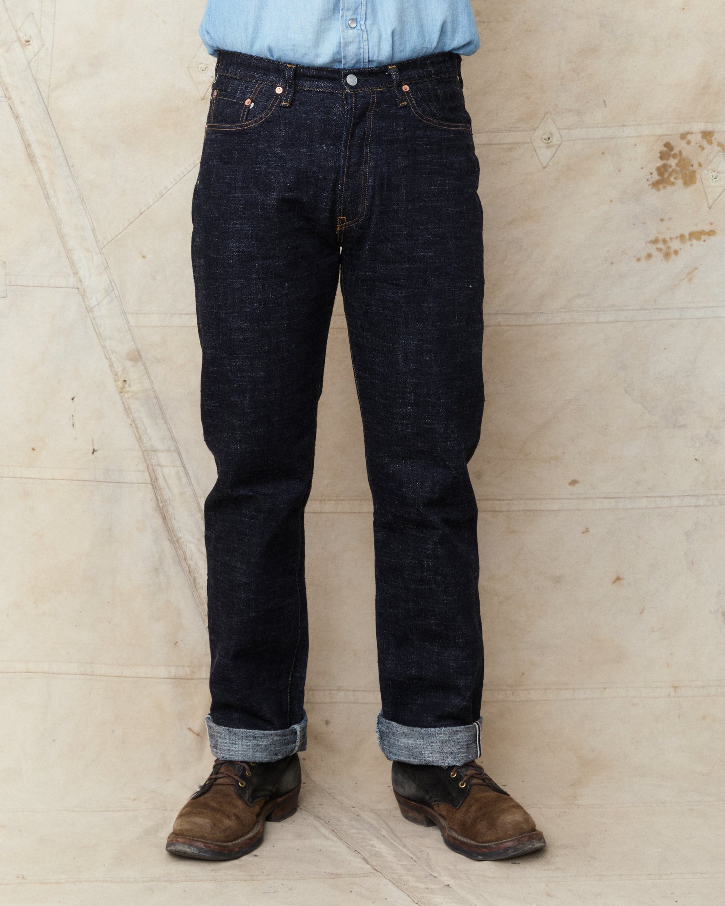 Studio D'artisan & Sa. SD-1001W GL3 Regular Straight Jeans One Wash