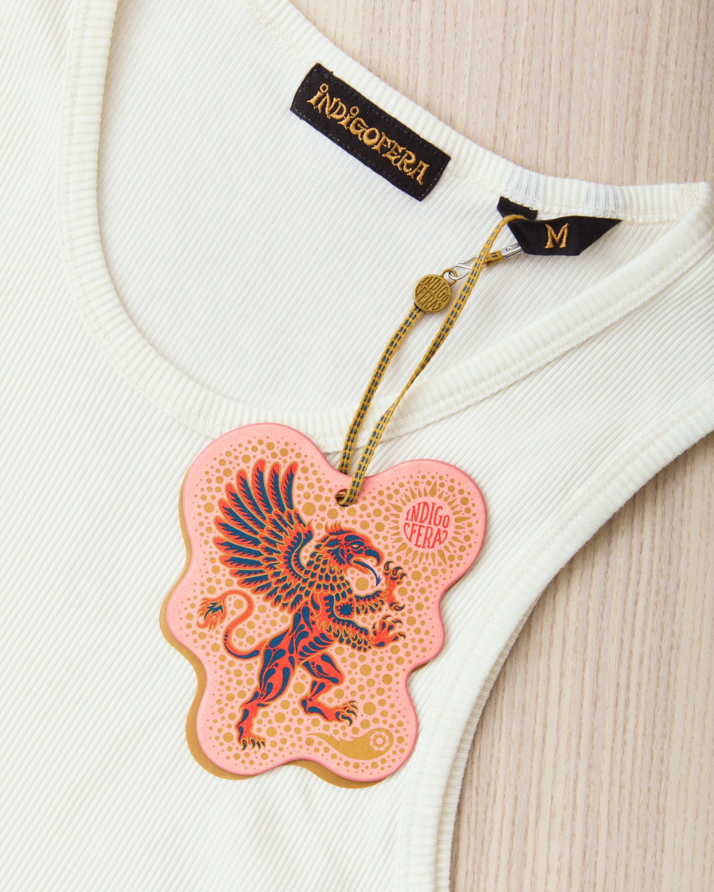 Indigofera Frank Tank Top Cocatoo White