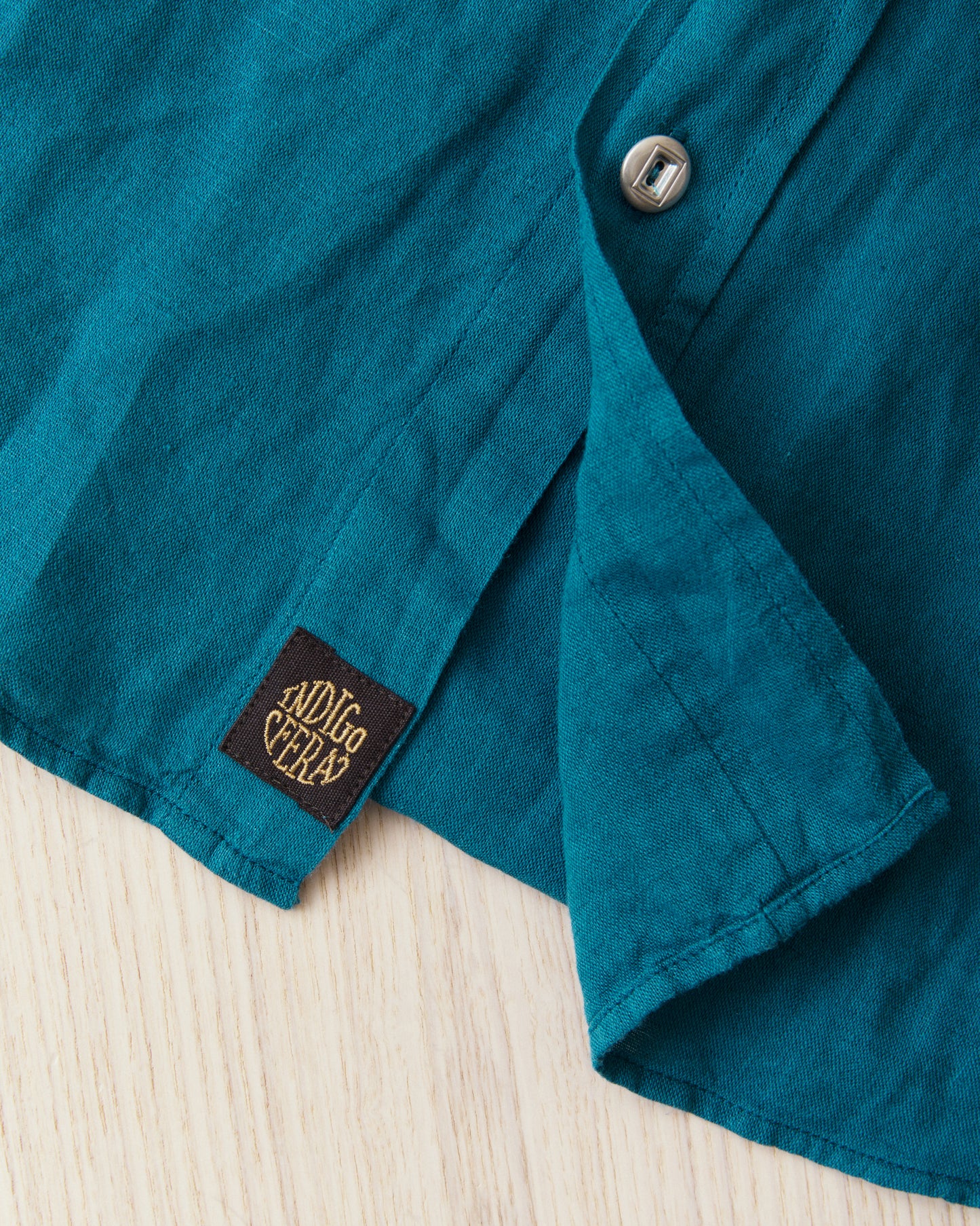Indigofera McAllen Shirt Ocean Blue Canvas
