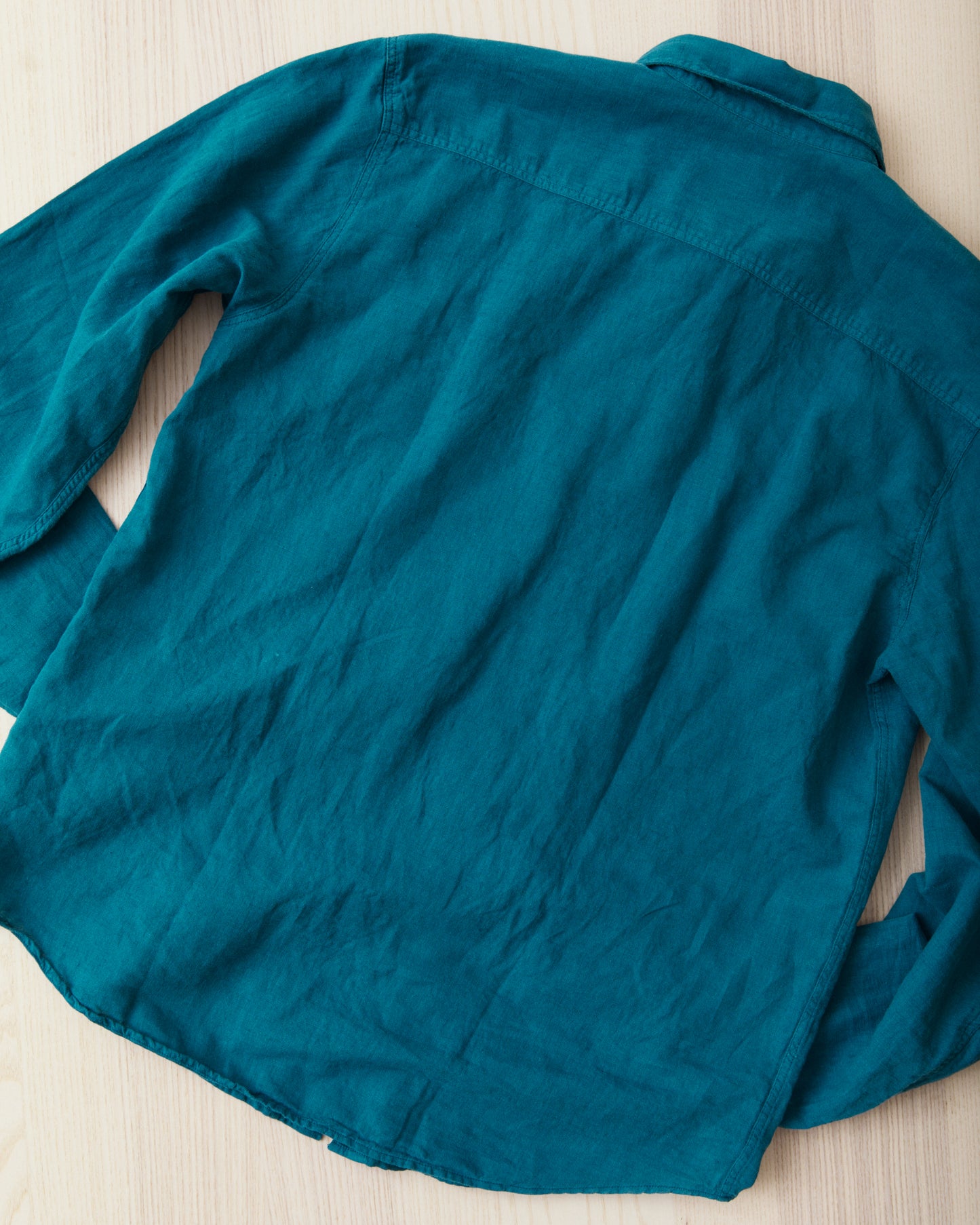 Indigofera McAllen Shirt Ocean Blue Canvas
