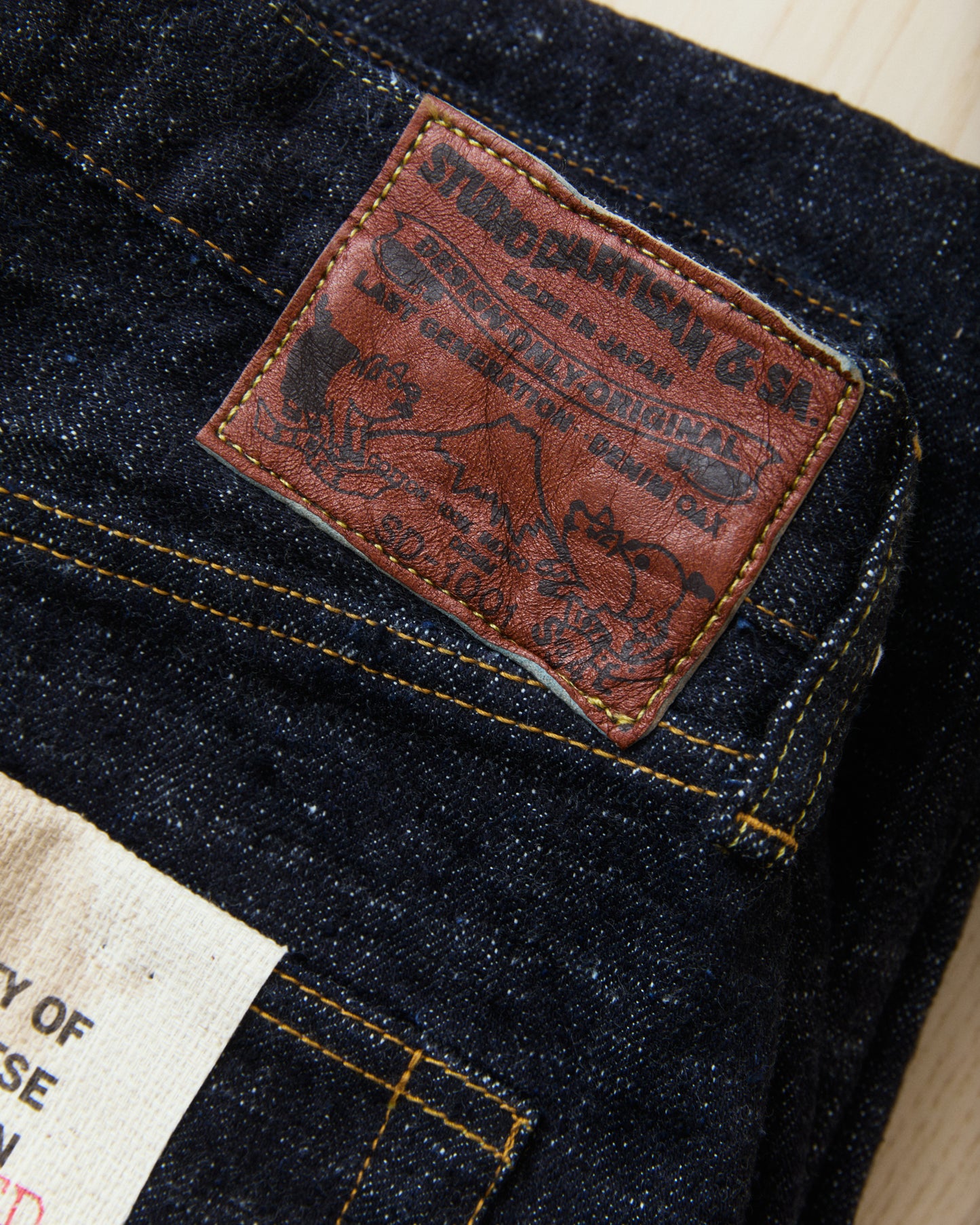 Studio D'artisan & Sa. SD-1001W GL3 Regular Straight Jeans One Wash