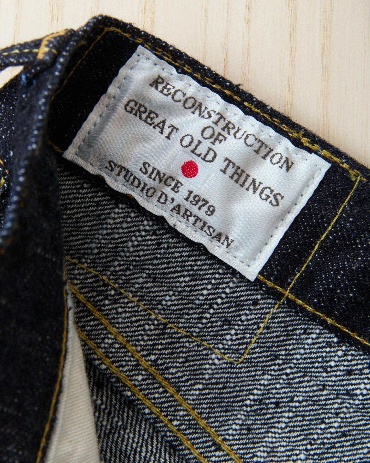 Studio D'artisan & Sa. SD-1001W GL3 Regular Straight Jeans One Wash