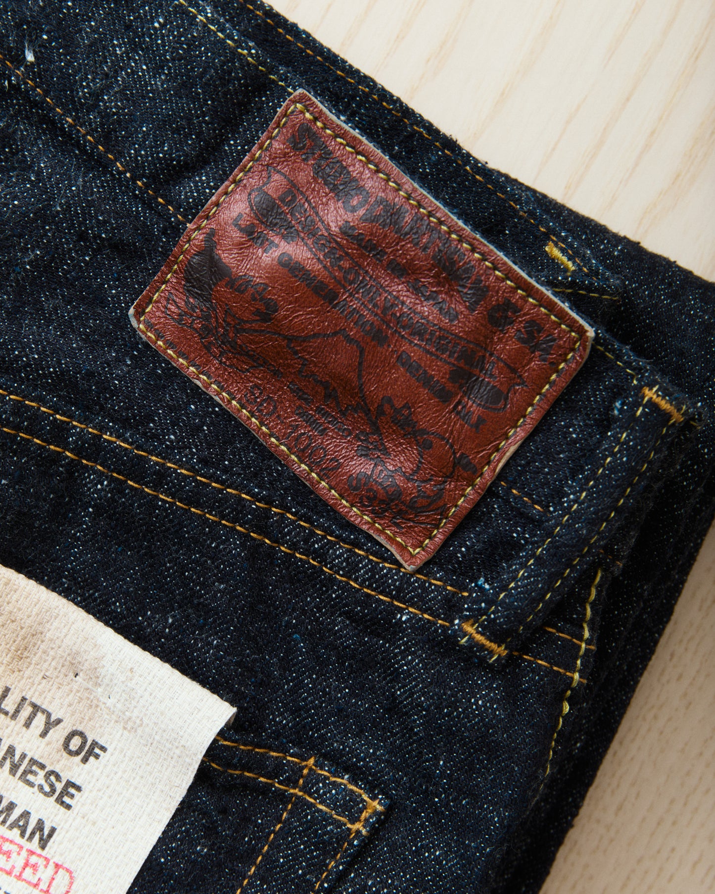 Studio D'artisan & Sa. SD-1002W GL3 Wide Straight Jeans One Wash