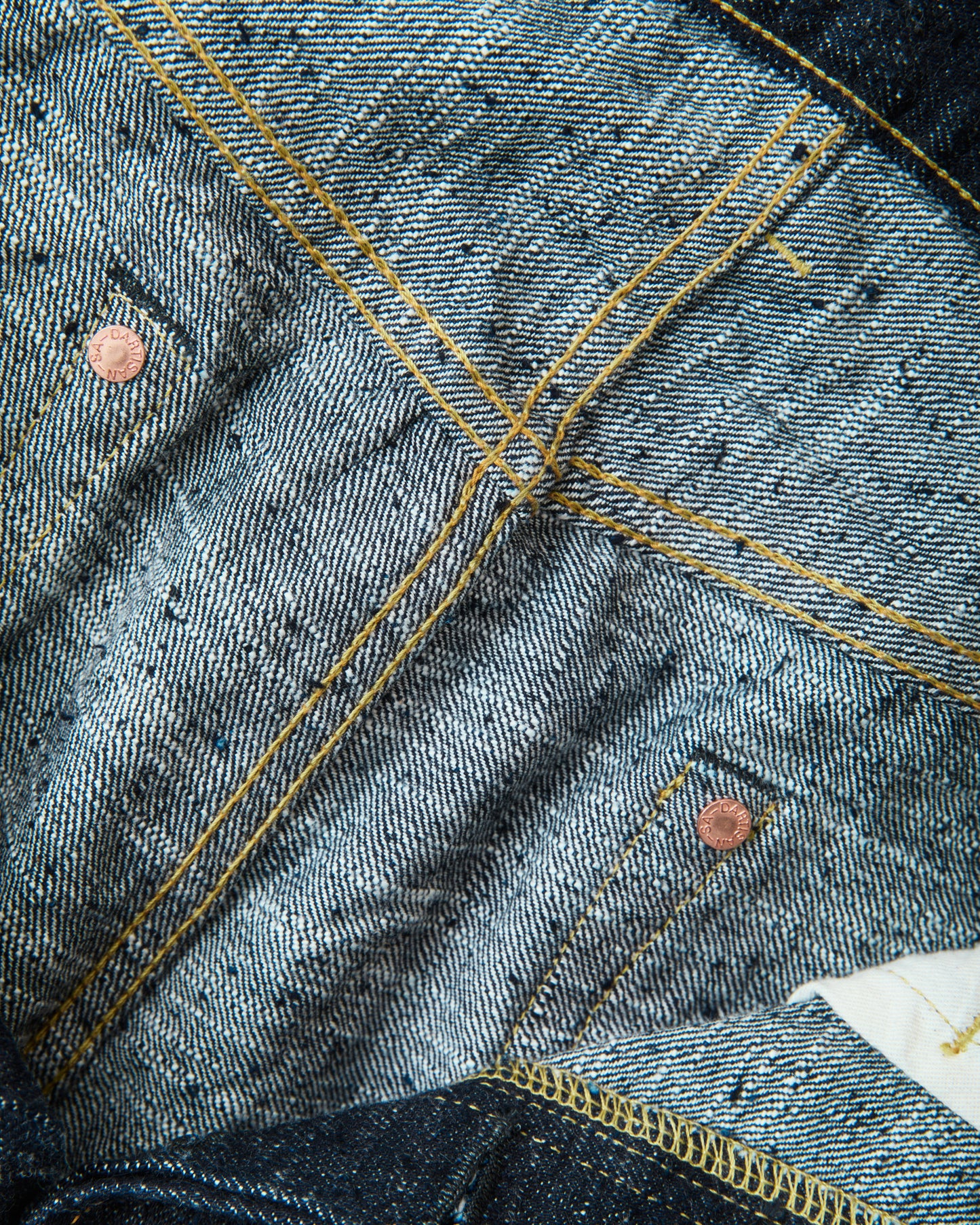 Studio D'artisan & Sa. SD-1002W GL3 Wide Straight Jeans One Wash