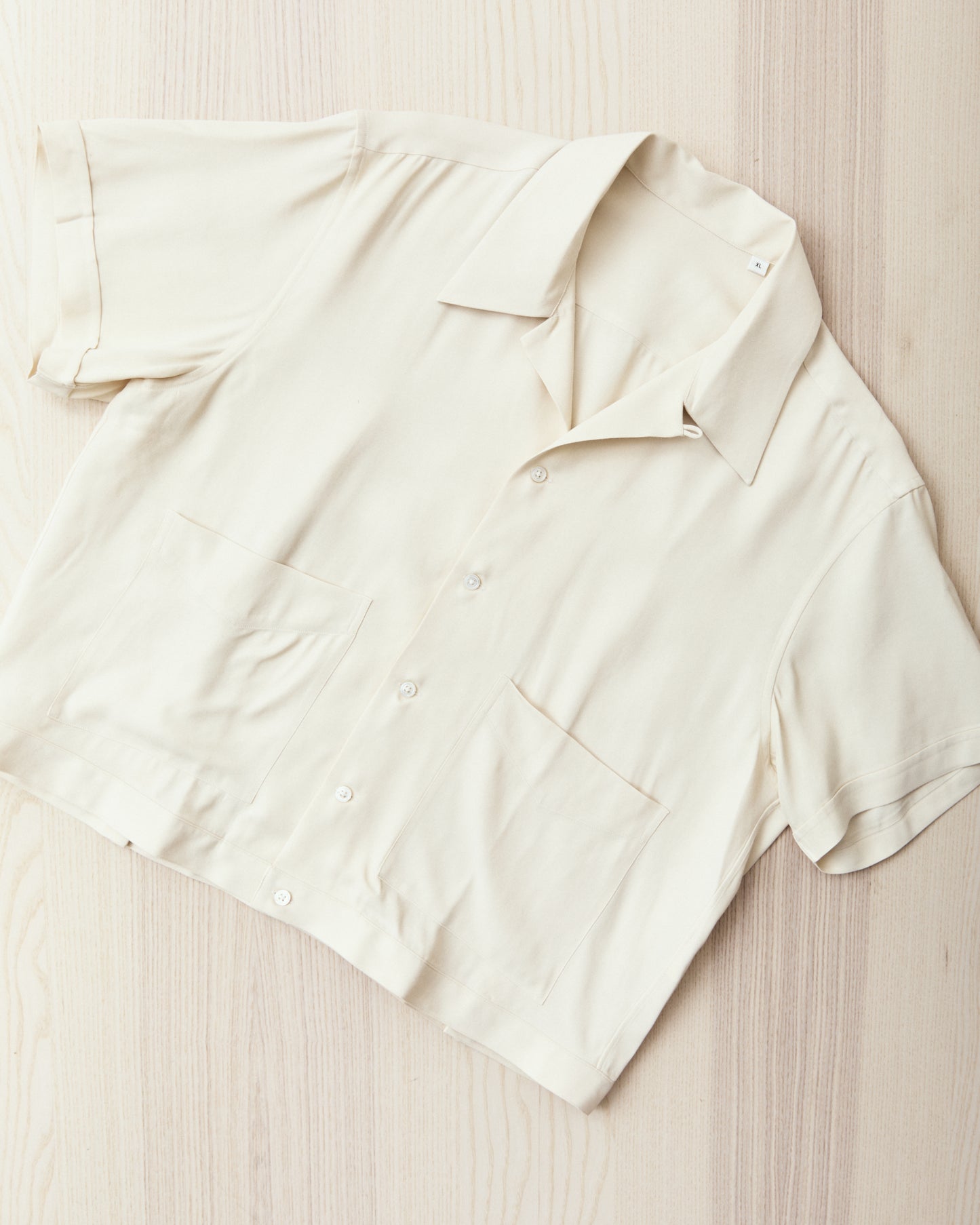 Bryceland's The Baseball Label Bowling Blouson Rayon White