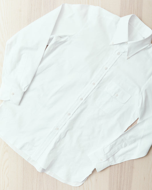 Bryceland's The Black HK Label Perfect OCBD Shirt White