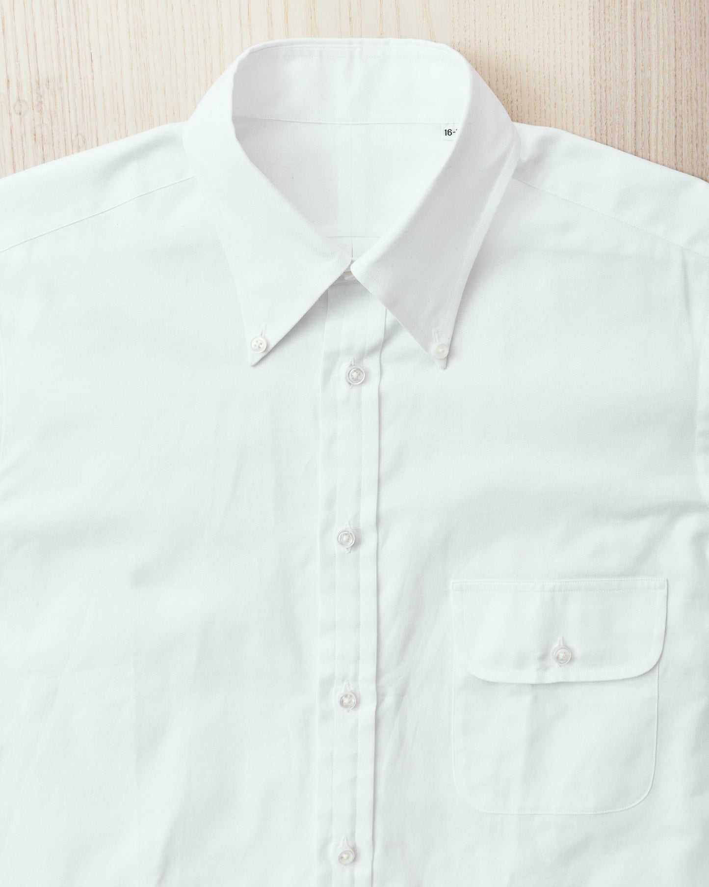 Bryceland's The Black HK Label Perfect OCBD Shirt White