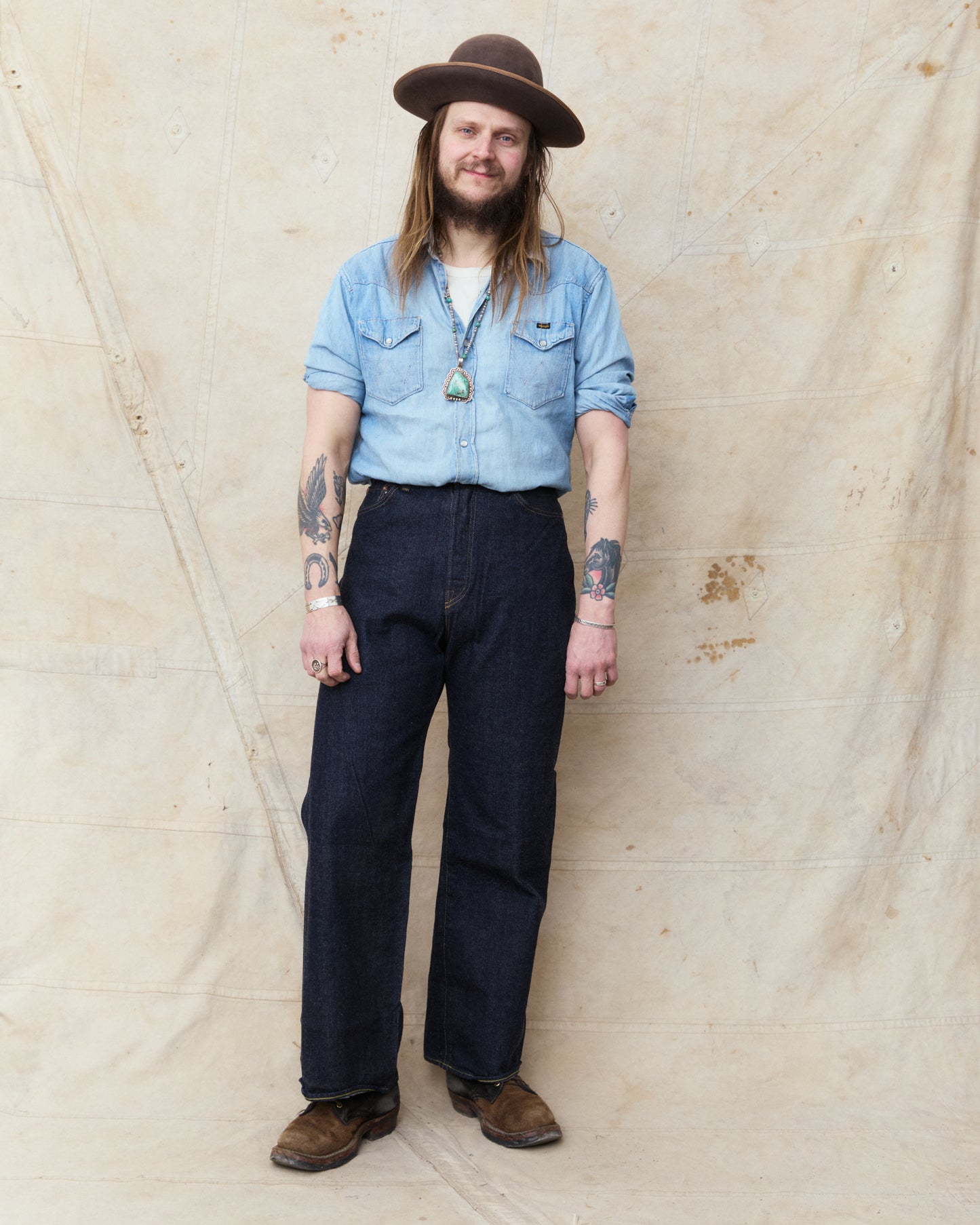 Bryceland's The Emmeline Label Janet Jeans Indigo One Wash