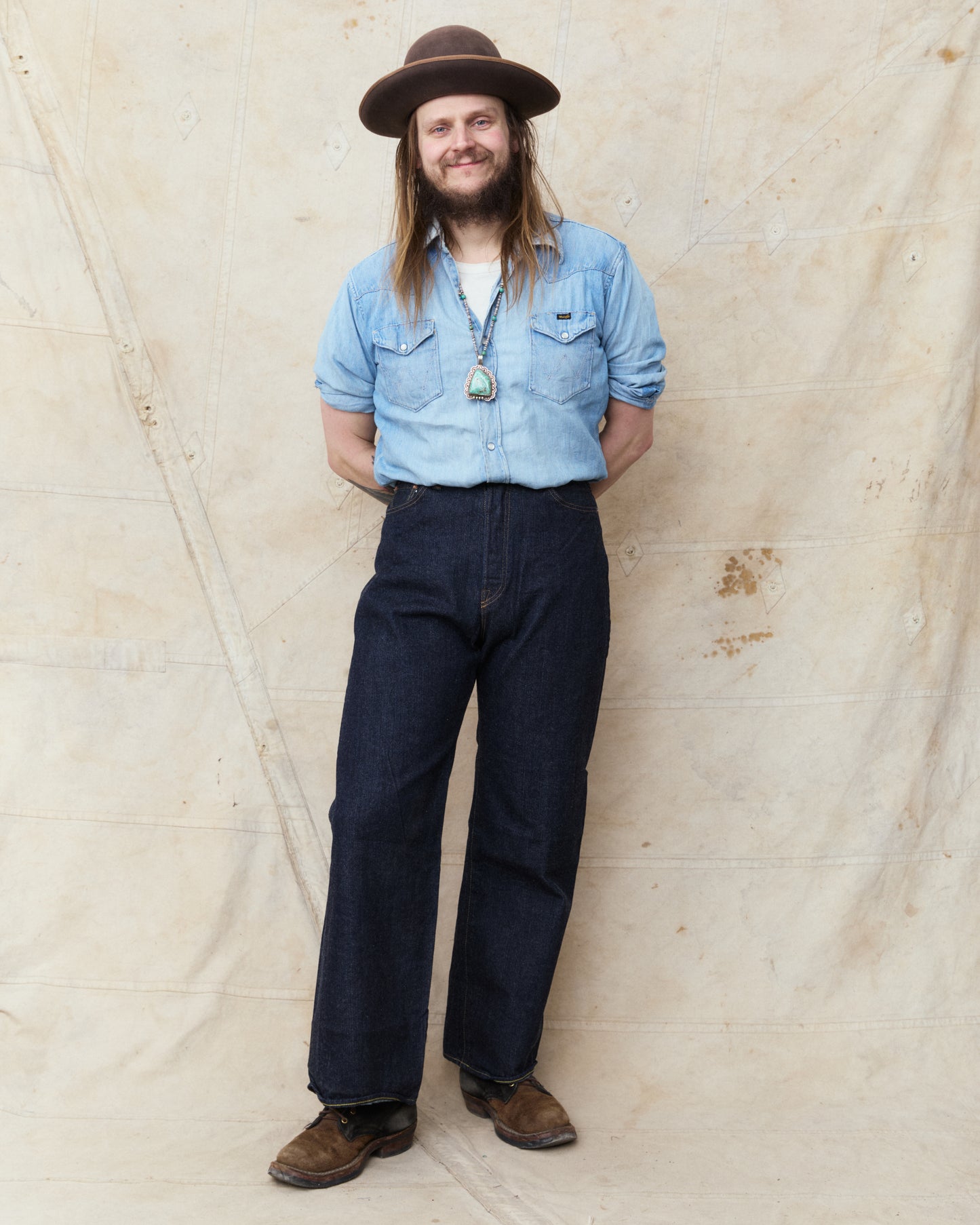 Bryceland's The Emmeline Label Janet Jeans Indigo One Wash