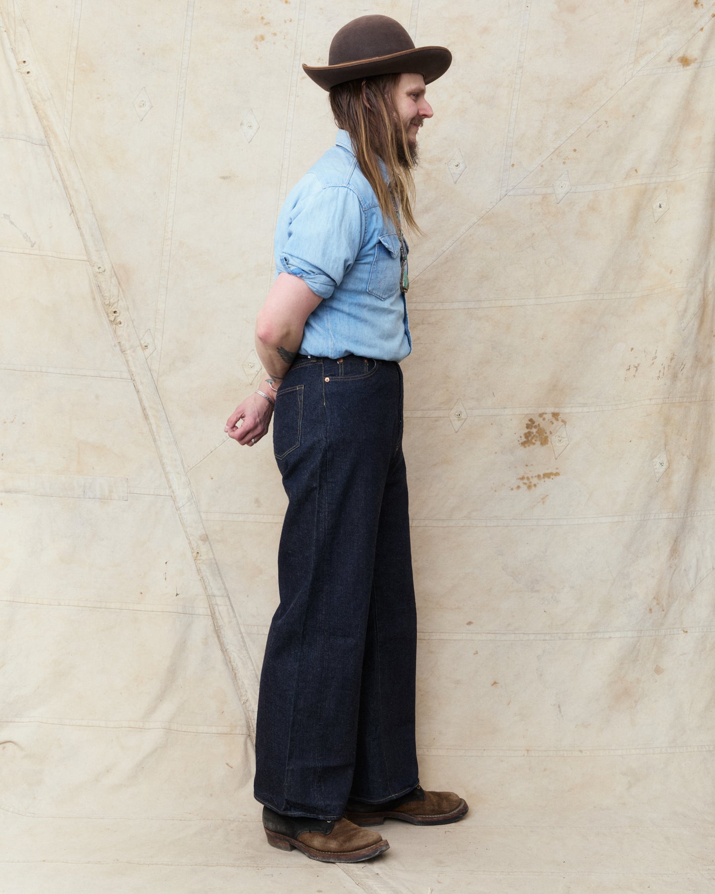 Bryceland's The Emmeline Label Janet Jeans Indigo One Wash