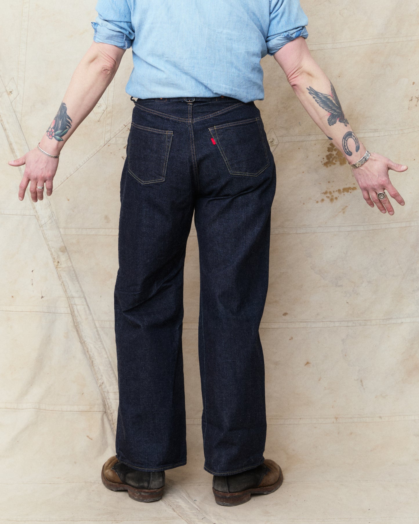 Bryceland's The Emmeline Label Janet Jeans Indigo One Wash
