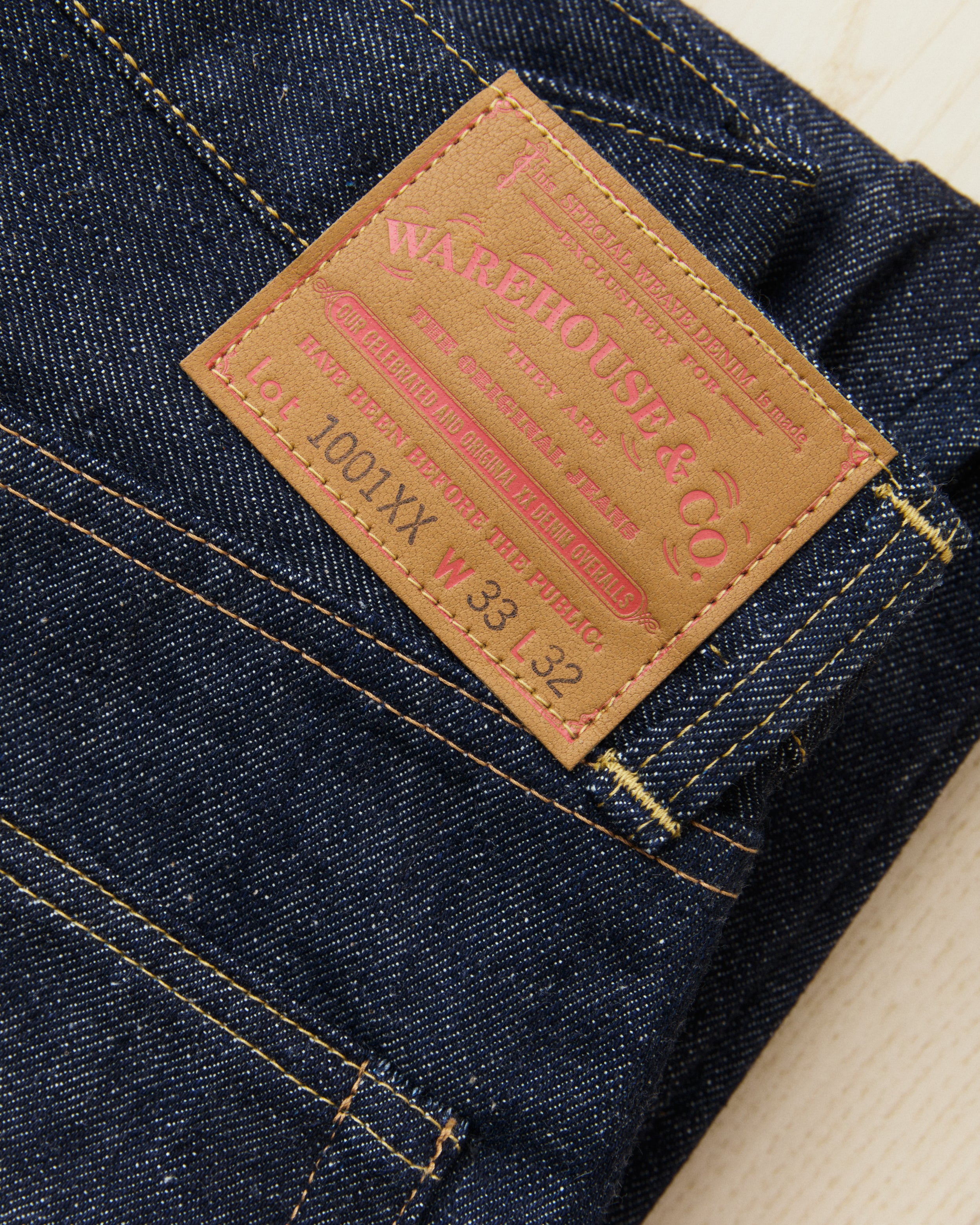 Warehouse & Co Lot. 1001XX Jeans – Second Sunrise