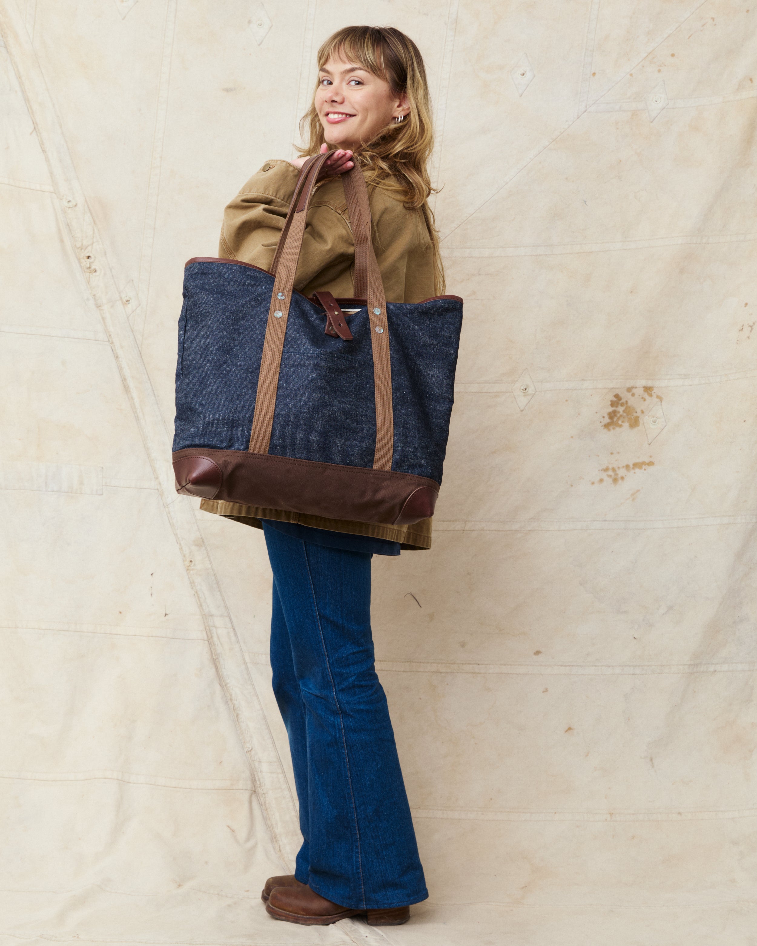Warehouse & Co Indigo Denim 5212 Tote Bag – Second Sunrise