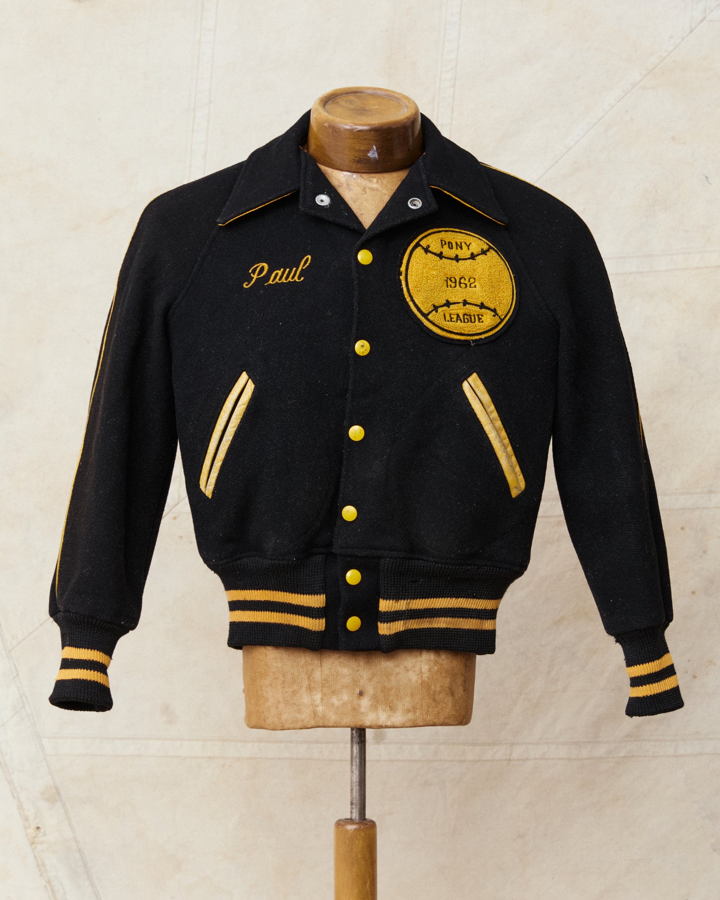 Vintage 1962 Salem Rubber Co Wool Varsity Jacket Small
