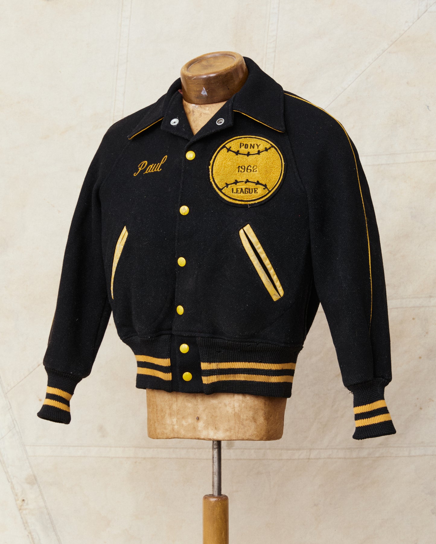 Vintage 1962 Salem Rubber Co Wool Varsity Jacket Small