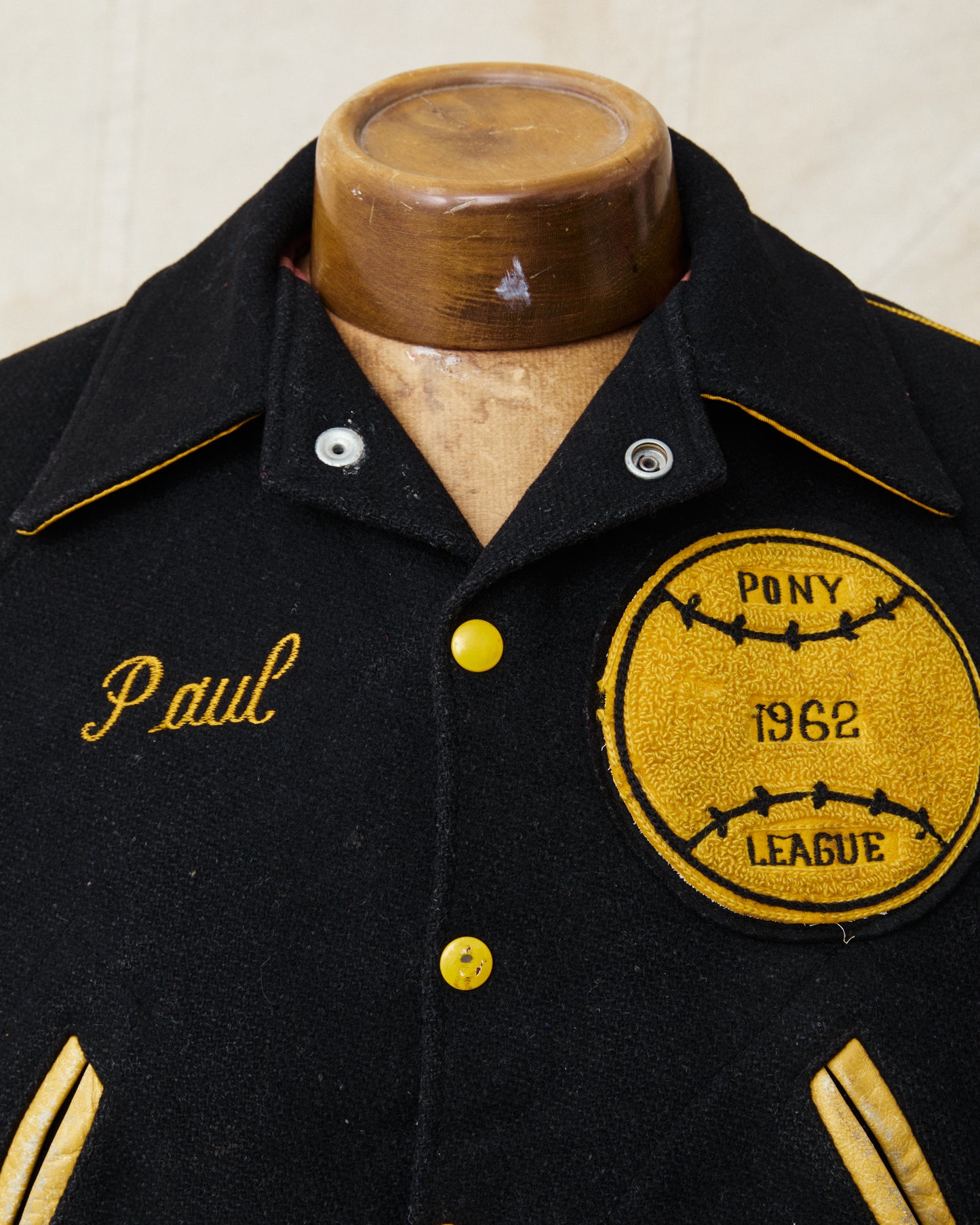 Vintage 1962 Salem Rubber Co Wool Varsity Jacket Small