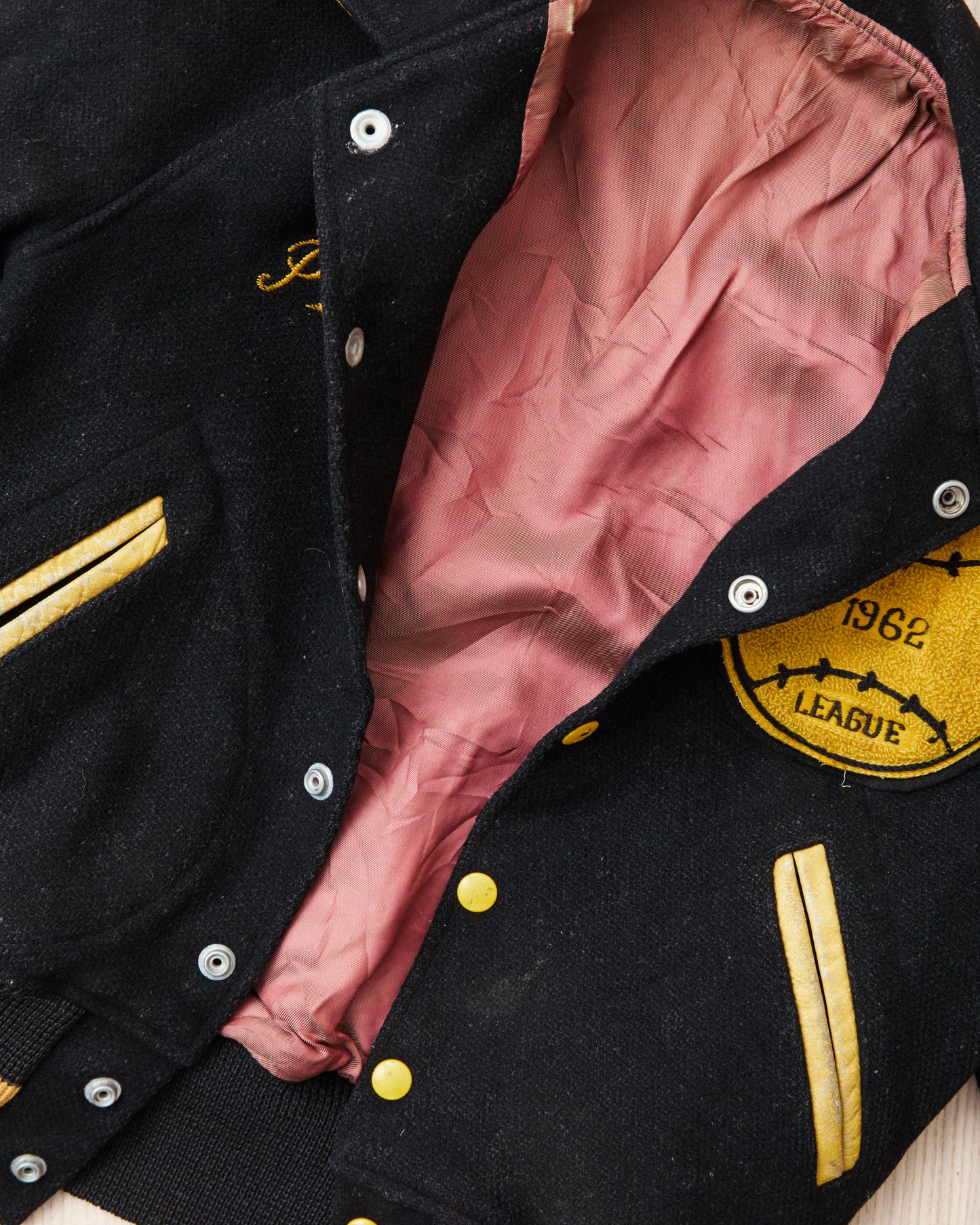 Vintage 1962 Salem Rubber Co Wool Varsity Jacket Small