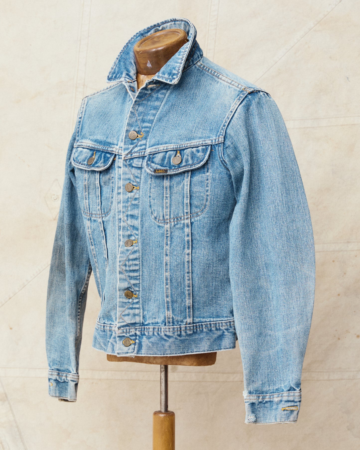 Vintage 70's Lee 101J Riders Denim Jacket Size 38