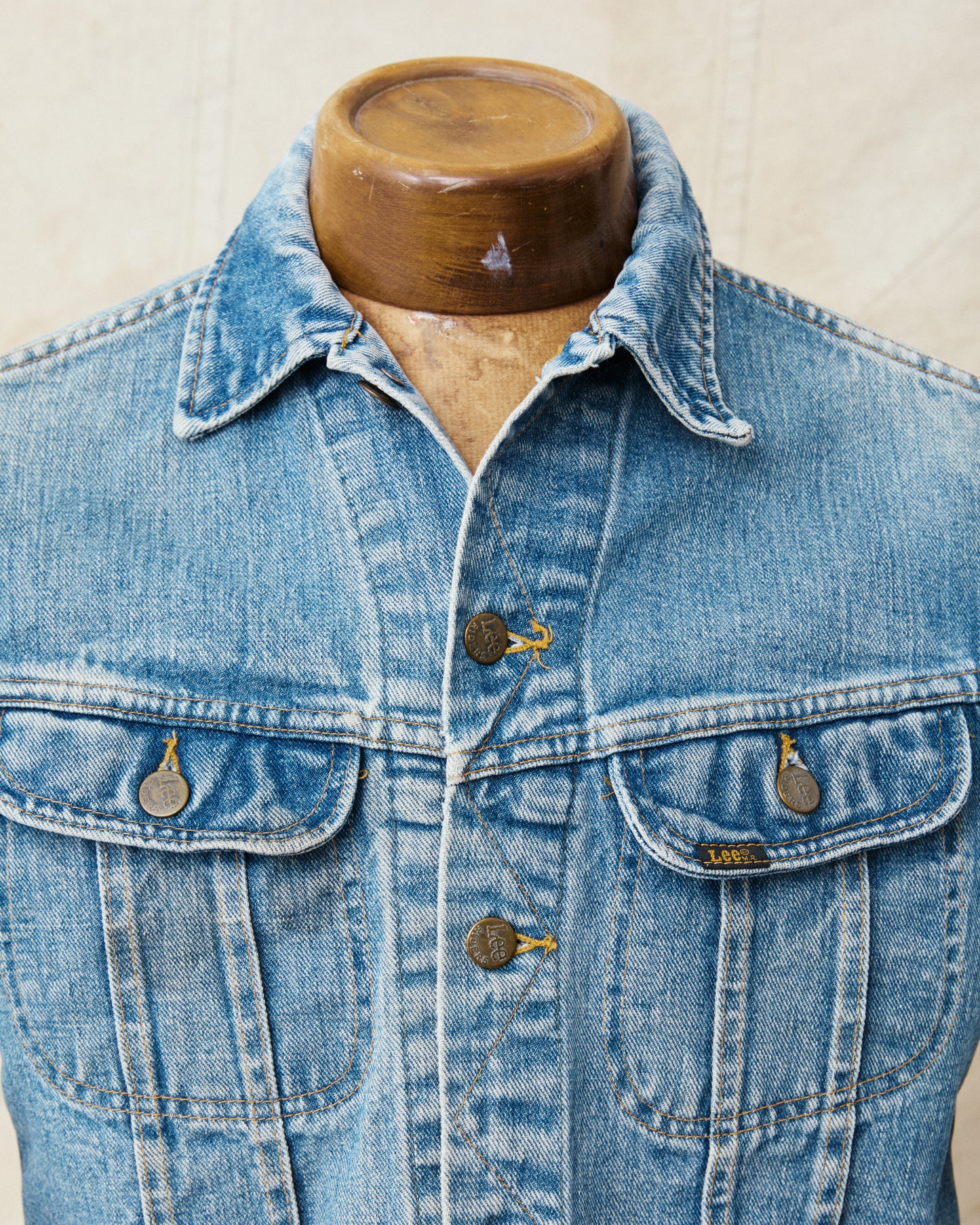 Vintage 70's Lee 101J Riders Denim Jacket Size 38